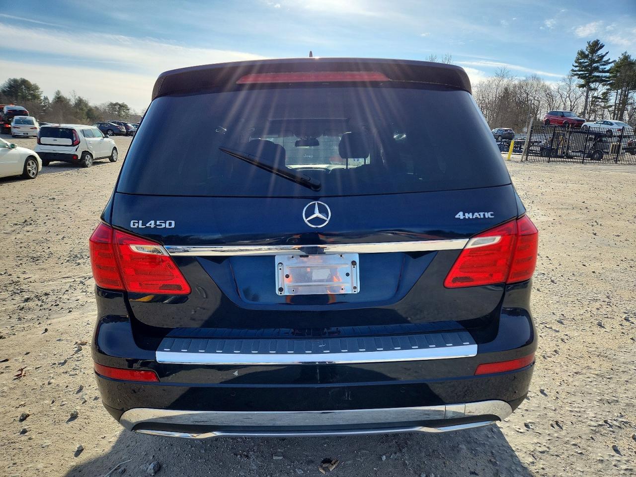 2014 Mercedes-benz Gl 450 4matic Blue vin: 4JGDF7CE1EA323941