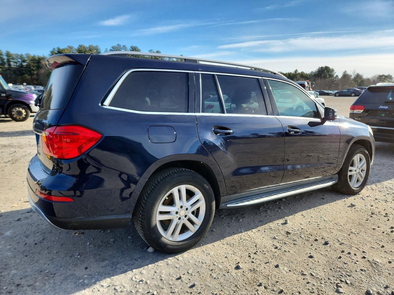 2014 Mercedes-benz Gl 450 4matic Blue vin: 4JGDF7CE1EA323941