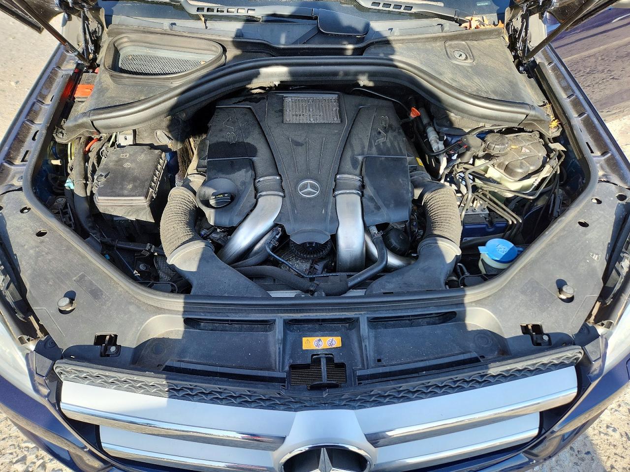 2014 Mercedes-benz Gl 450 4matic Blue vin: 4JGDF7CE1EA323941