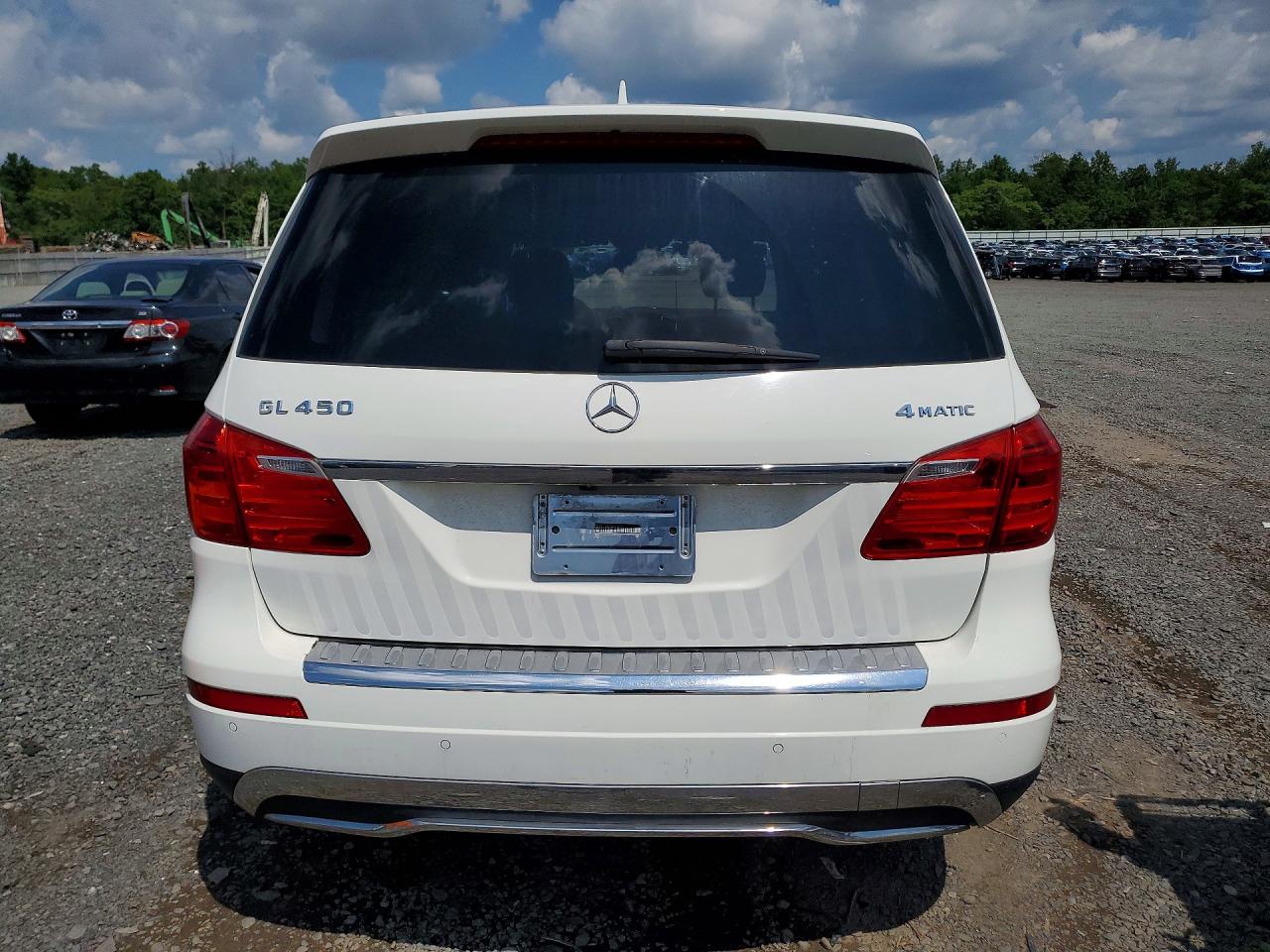2014 Mercedes-benz Gl 450 4matic White vin: 4JGDF7CE1EA325138