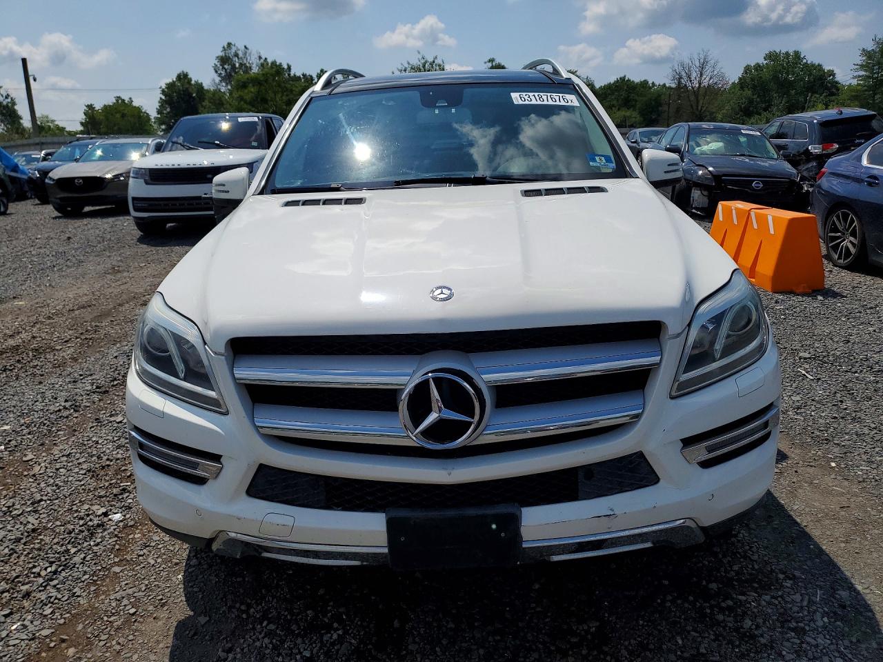 2014 Mercedes-benz Gl 450 4matic White vin: 4JGDF7CE1EA325138