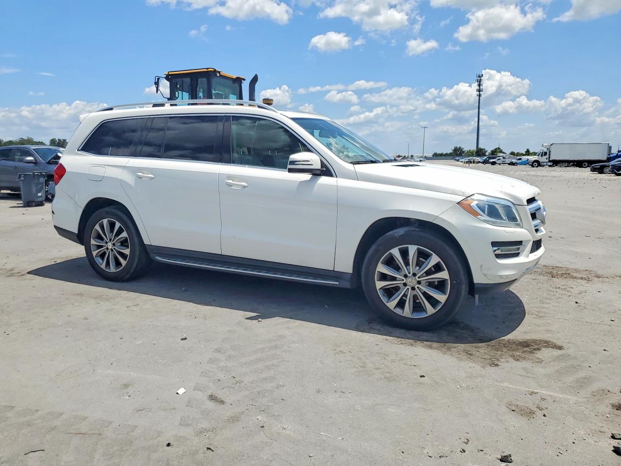 2014 Mercedes-benz Gl 450 4matic Белый vin: 4JGDF7CE1EA410237