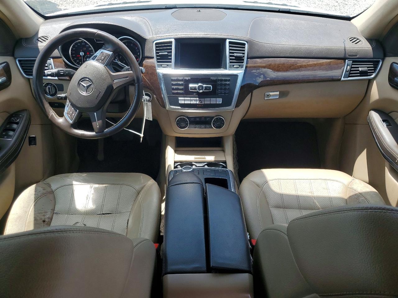 2014 Mercedes-benz Gl 450 4matic Белый vin: 4JGDF7CE1EA410237