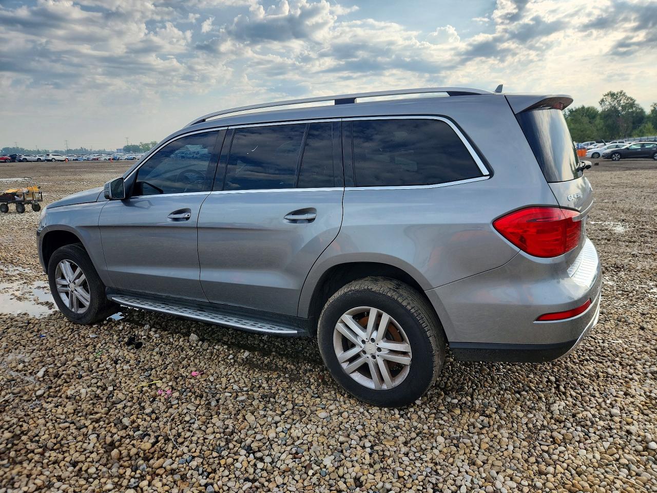2014 Mercedes-benz Gl 450 4matic Silver vin: 4JGDF7CE1EA410867