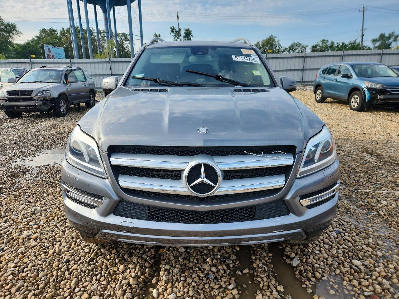 2014 Mercedes-benz Gl 450 4matic Silver vin: 4JGDF7CE1EA410867
