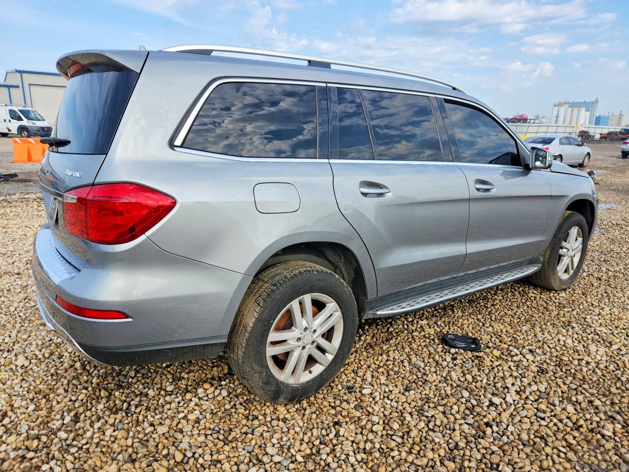 2014 Mercedes-benz Gl 450 4matic Silver vin: 4JGDF7CE1EA410867