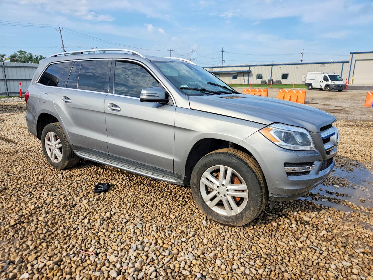 2014 Mercedes-benz Gl 450 4matic Silver vin: 4JGDF7CE1EA410867