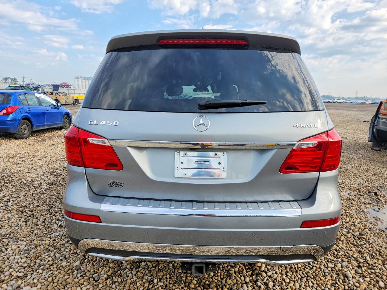 2014 Mercedes-benz Gl 450 4matic Silver vin: 4JGDF7CE1EA410867