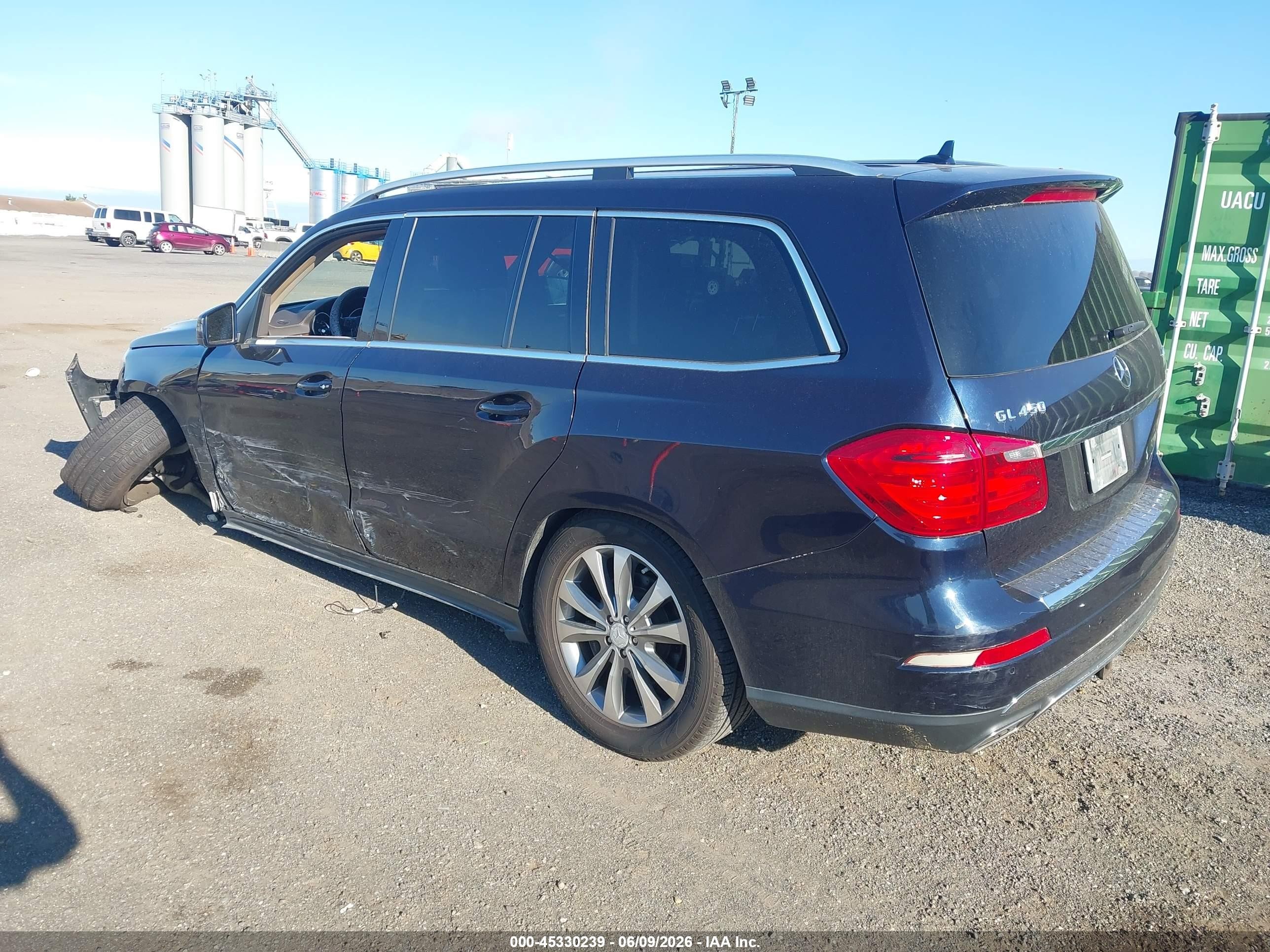 2013 Mercedes-benz Gl 450 4matic Черный vin: 4JGDF7CE2DA151093