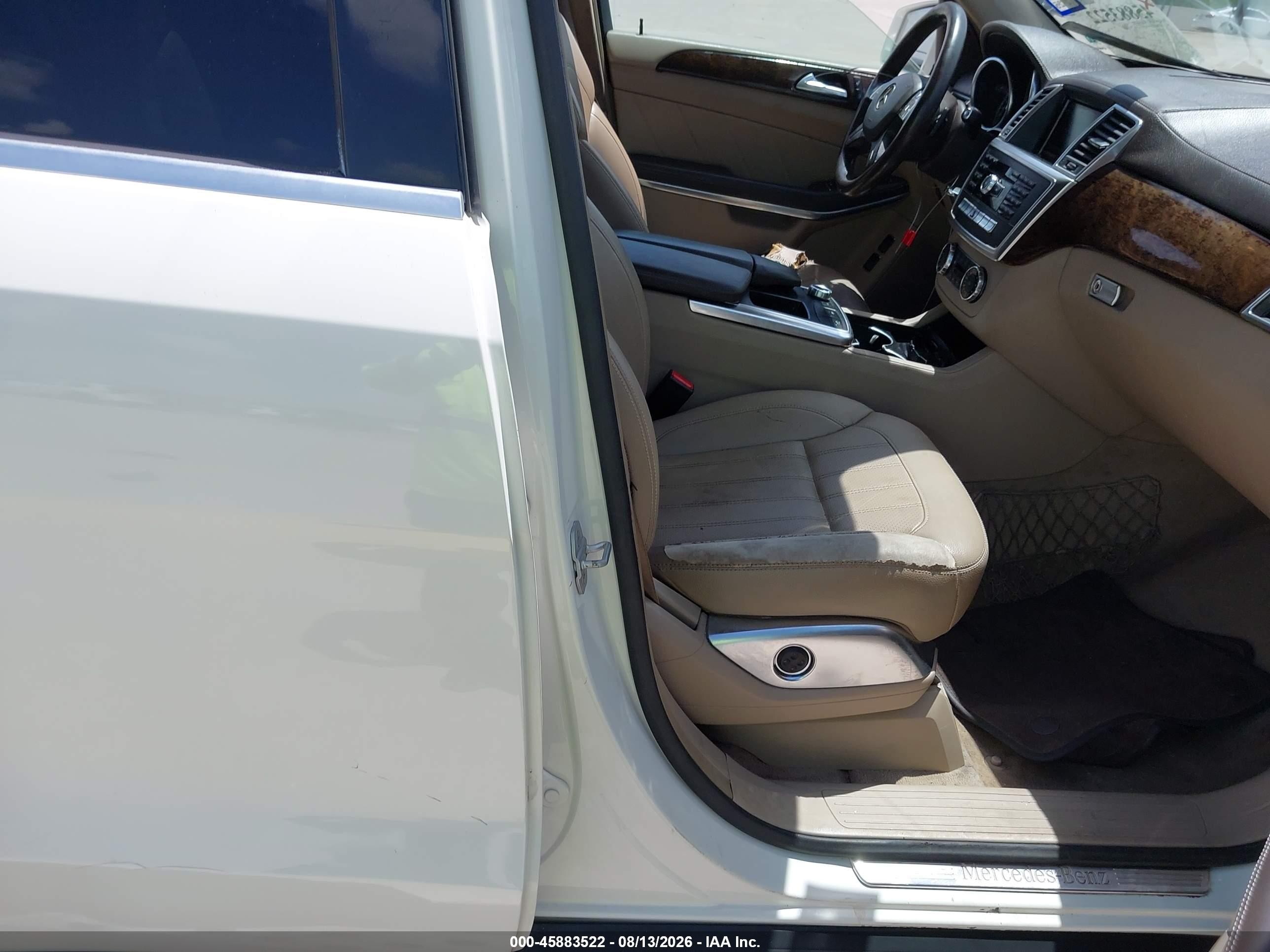 2013 Mercedes-benz Gl 450 4matic White vin: 4JGDF7CE2DA154270