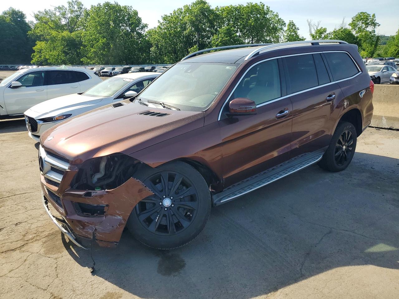2013 Mercedes-benz Gl 450 4matic Maroon vin: 4JGDF7CE2DA163874