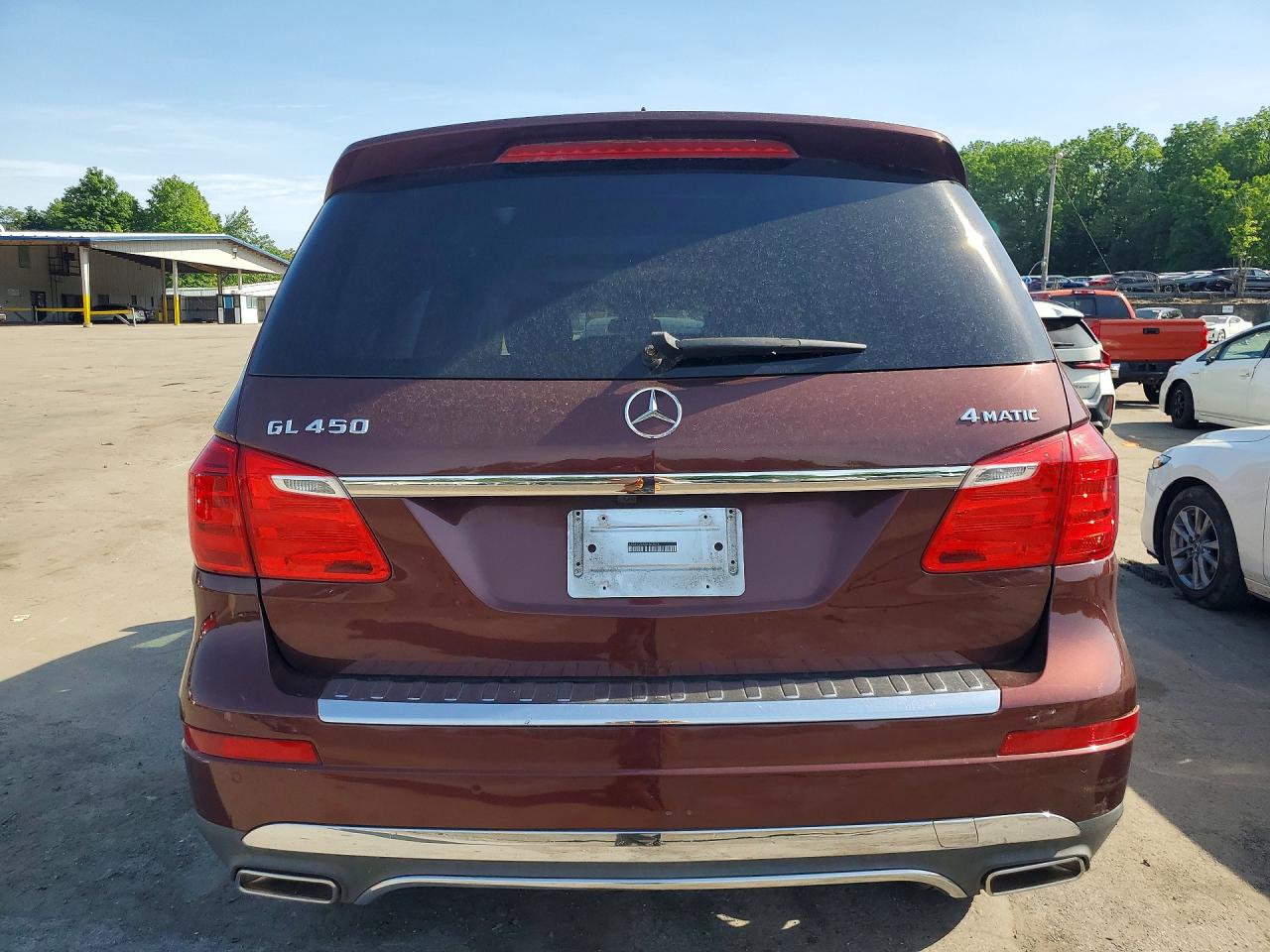 2013 Mercedes-benz Gl 450 4matic Maroon vin: 4JGDF7CE2DA163874