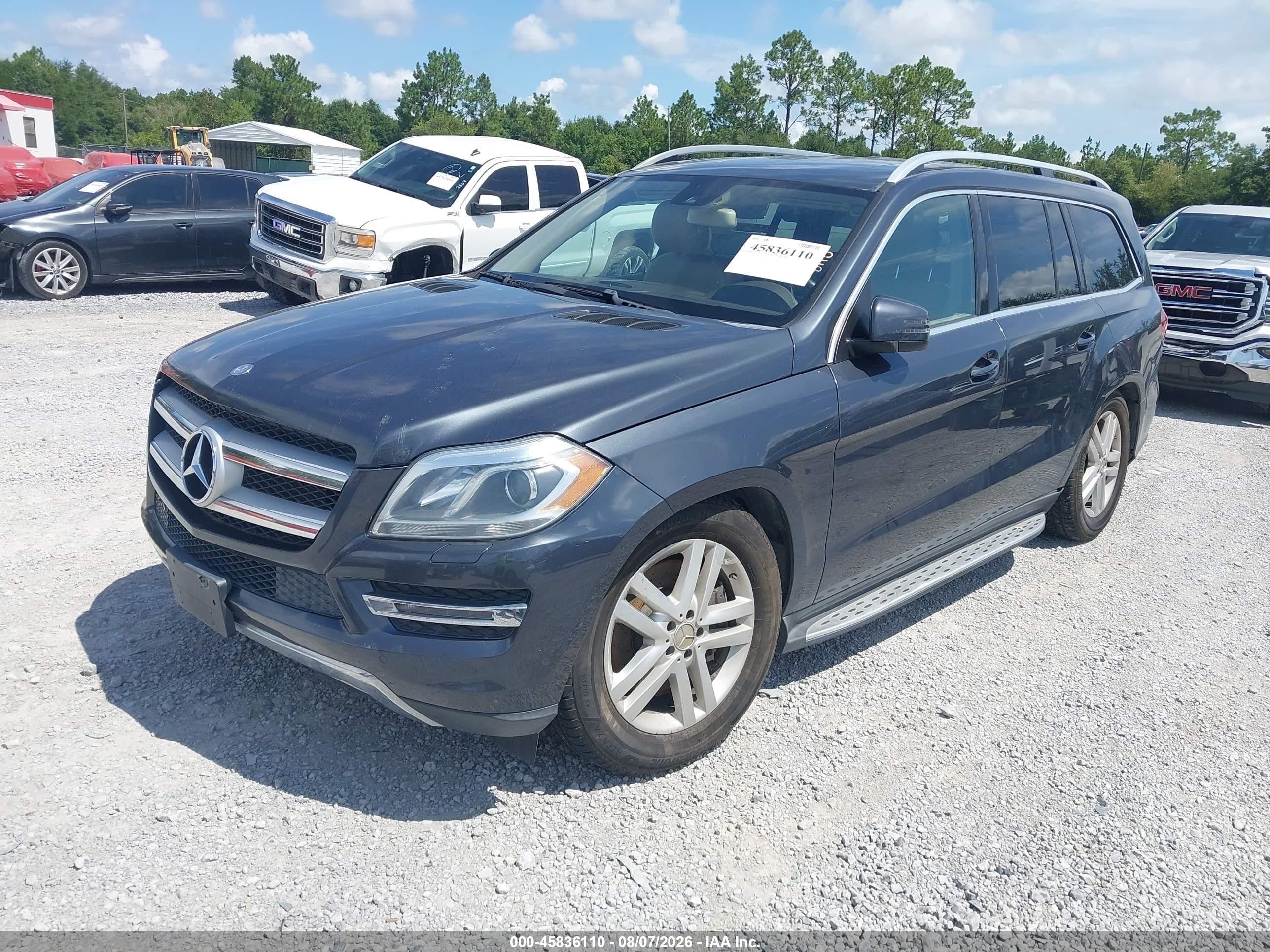 2013 Mercedes-benz Gl 450 4matic Серый vin: 4JGDF7CE2DA186894