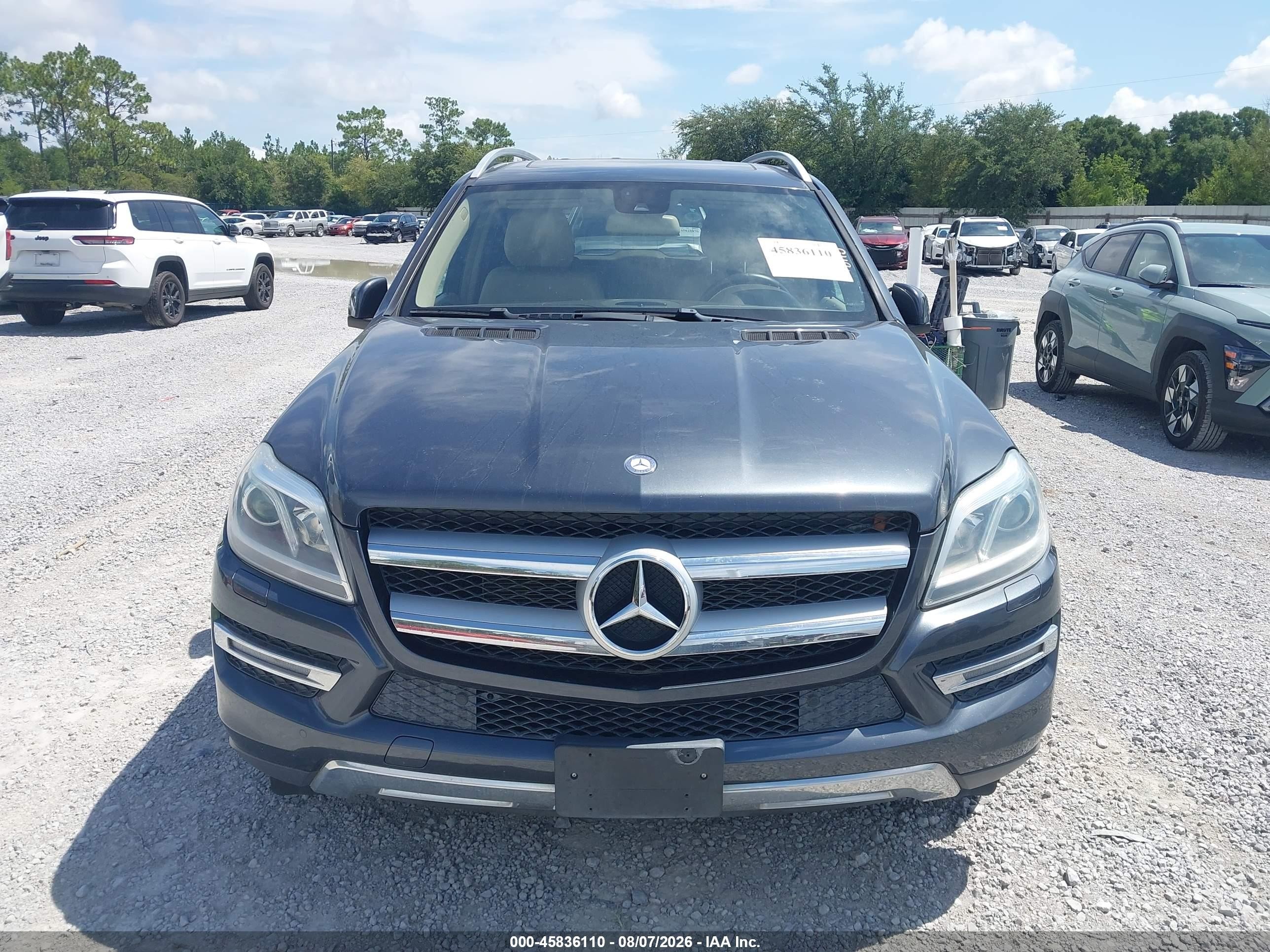 2013 Mercedes-benz Gl 450 4matic Серый vin: 4JGDF7CE2DA186894