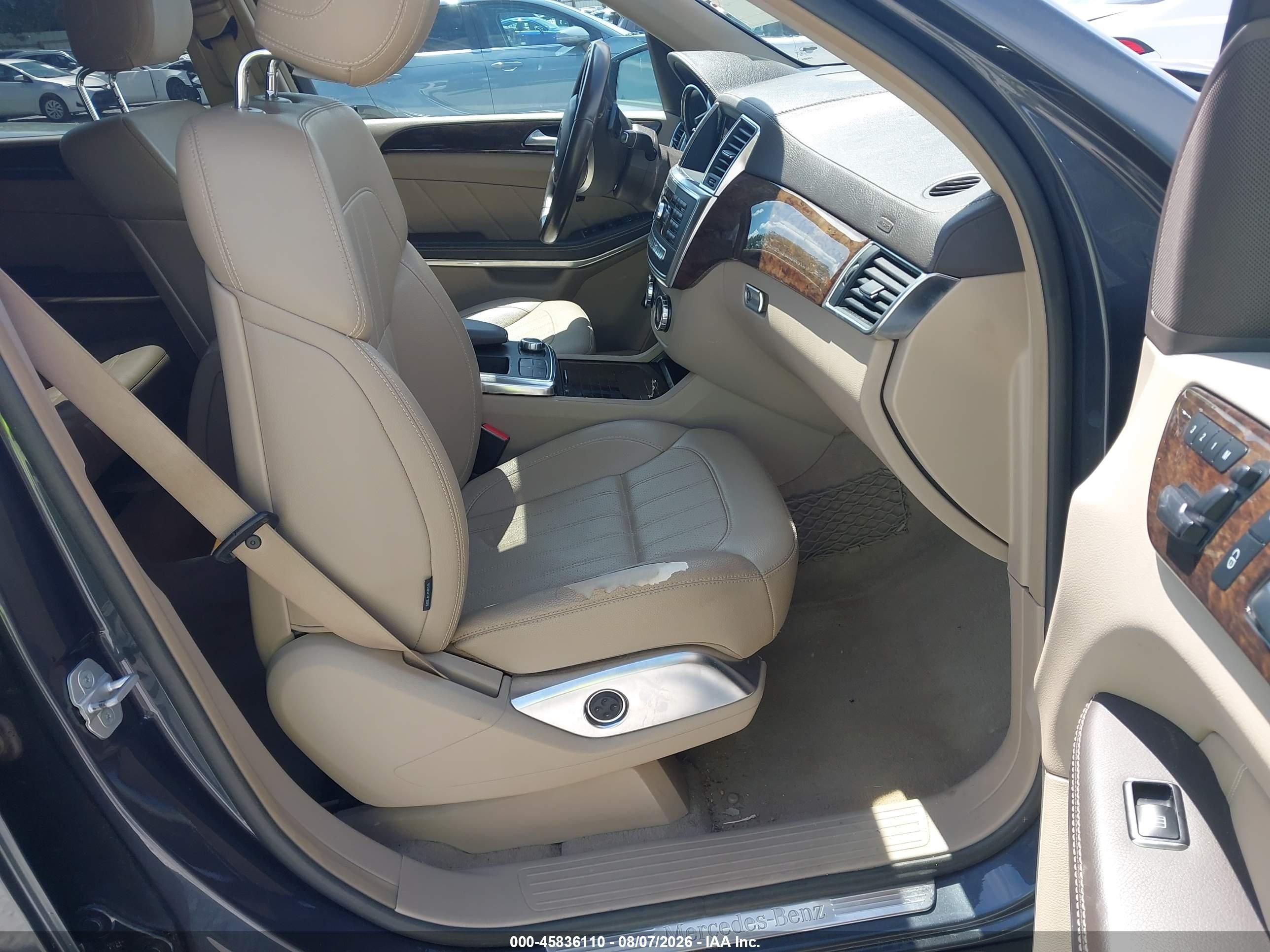 2013 Mercedes-benz Gl 450 4matic Серый vin: 4JGDF7CE2DA186894