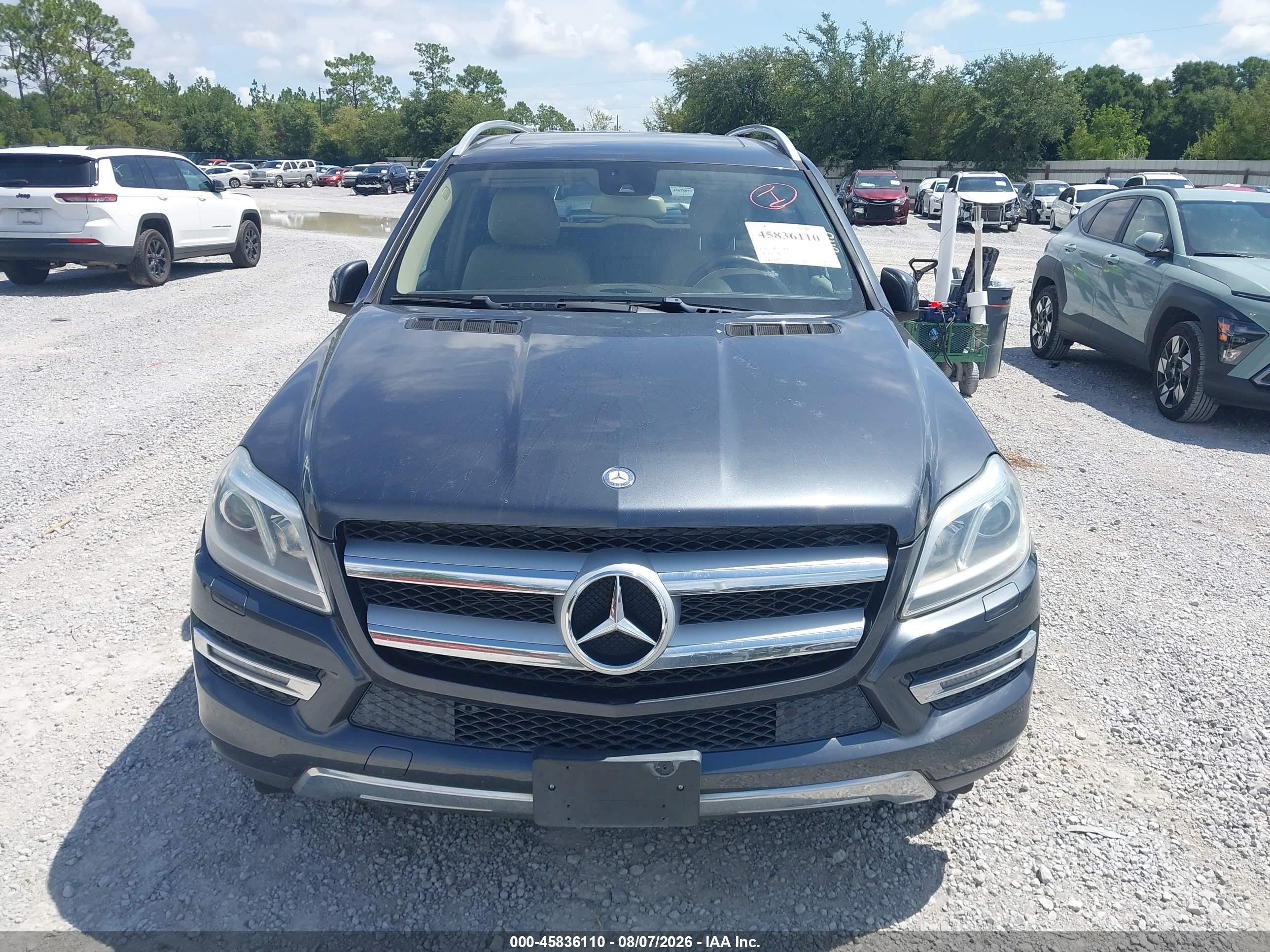 2013 Mercedes-benz Gl 450 4matic Серый vin: 4JGDF7CE2DA186894