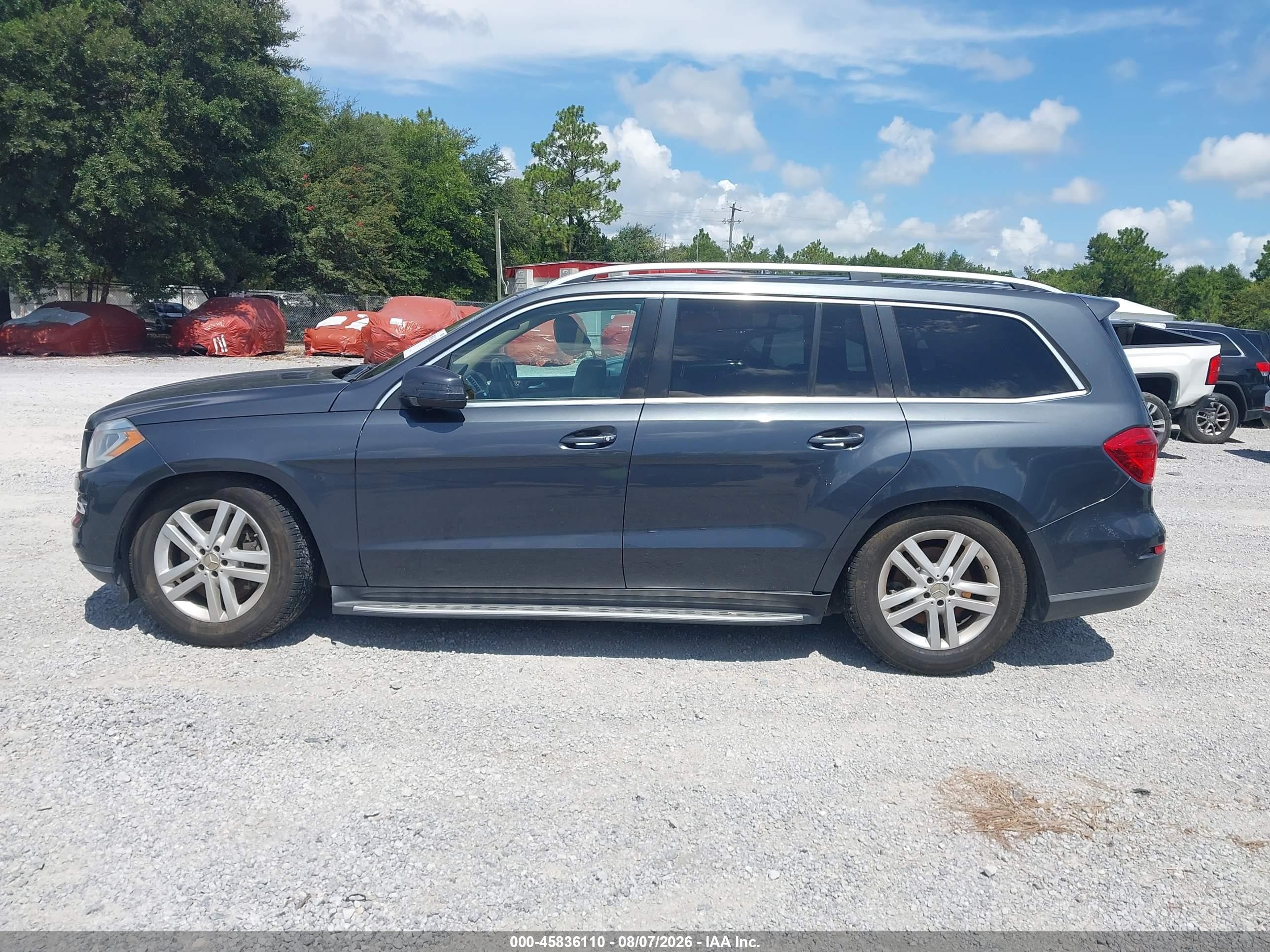 2013 Mercedes-benz Gl 450 4matic Серый vin: 4JGDF7CE2DA186894