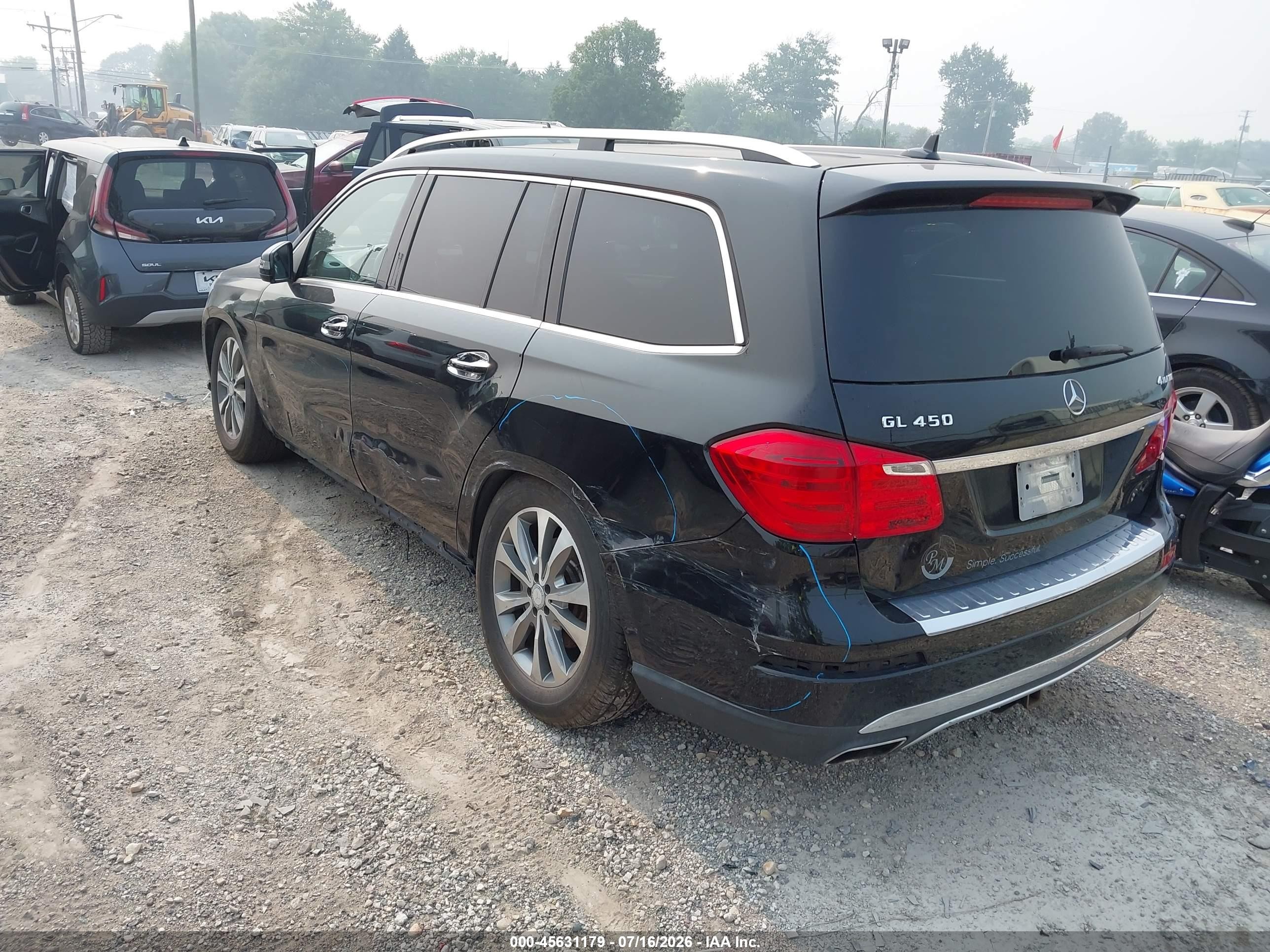 2013 Mercedes-benz Gl 450 4matic Black vin: 4JGDF7CE2DA257253