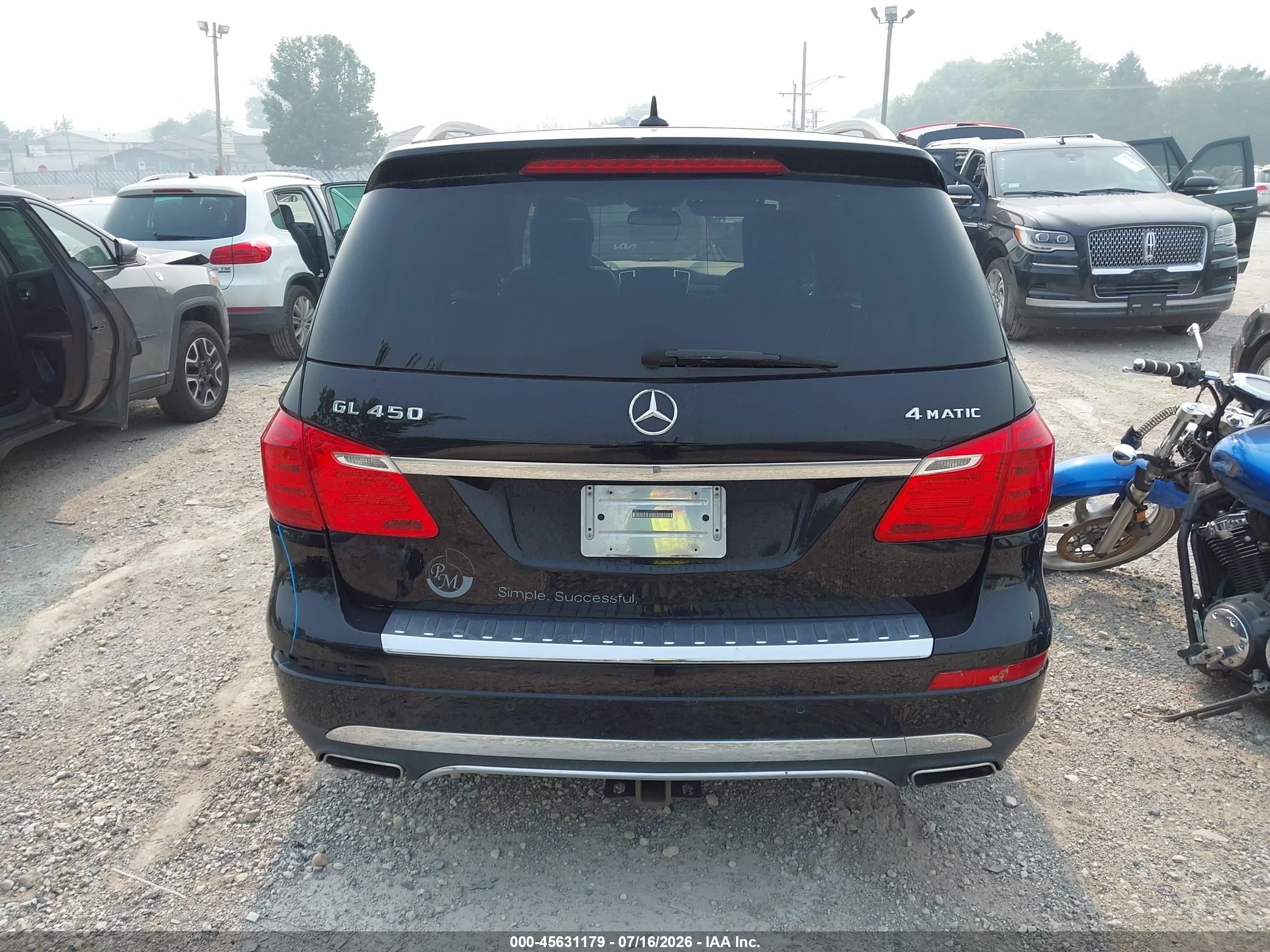 2013 Mercedes-benz Gl 450 4matic Black vin: 4JGDF7CE2DA257253