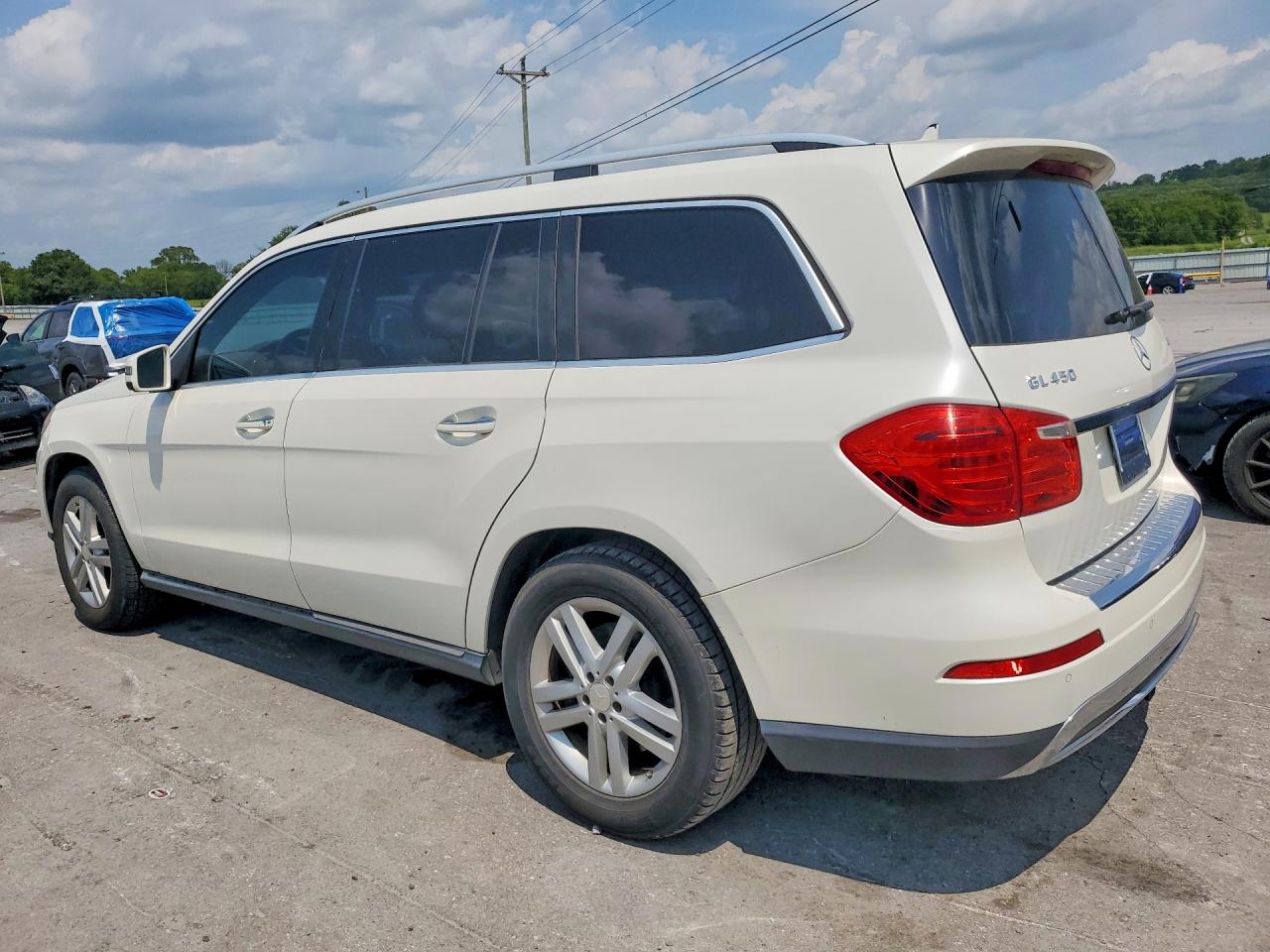 2013 Mercedes-benz Gl 450 4matic White vin: 4JGDF7CE2DA264137