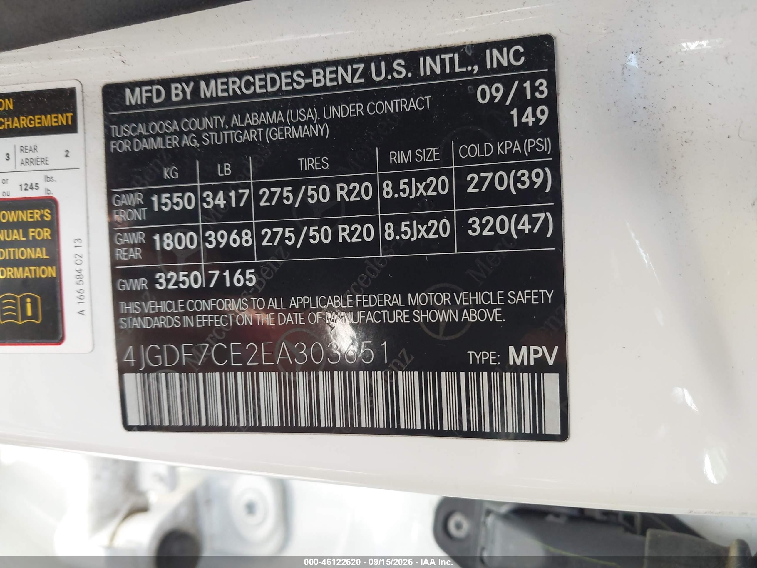 2014 Mercedes-benz Gl 450 4matic White vin: 4JGDF7CE2EA303651