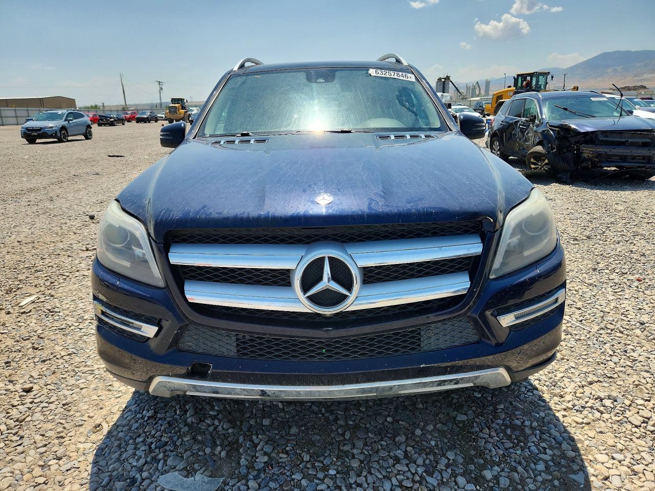 2014 Mercedes-benz Gl 450 4matic Blue vin: 4JGDF7CE2EA323754