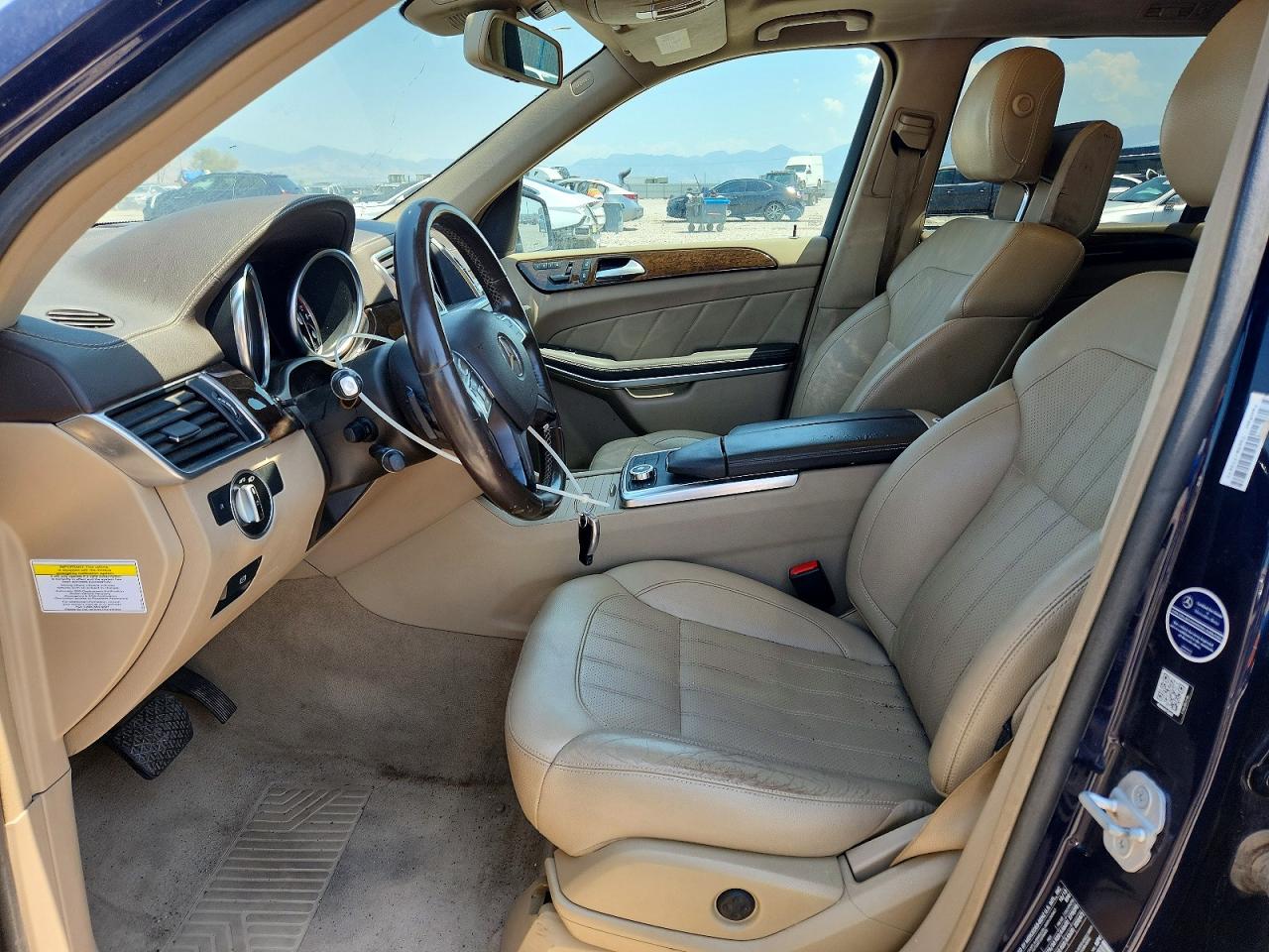 2014 Mercedes-benz Gl 450 4matic Blue vin: 4JGDF7CE2EA323754