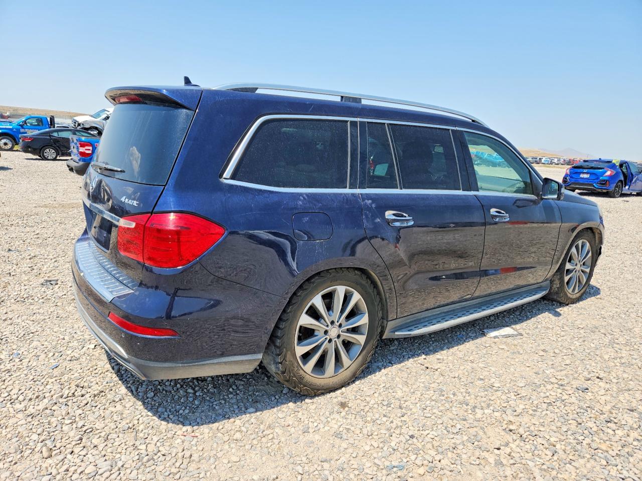 2014 Mercedes-benz Gl 450 4matic Blue vin: 4JGDF7CE2EA323754