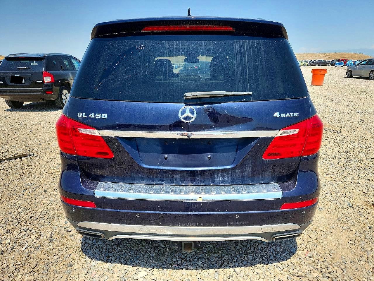 2014 Mercedes-benz Gl 450 4matic Blue vin: 4JGDF7CE2EA323754