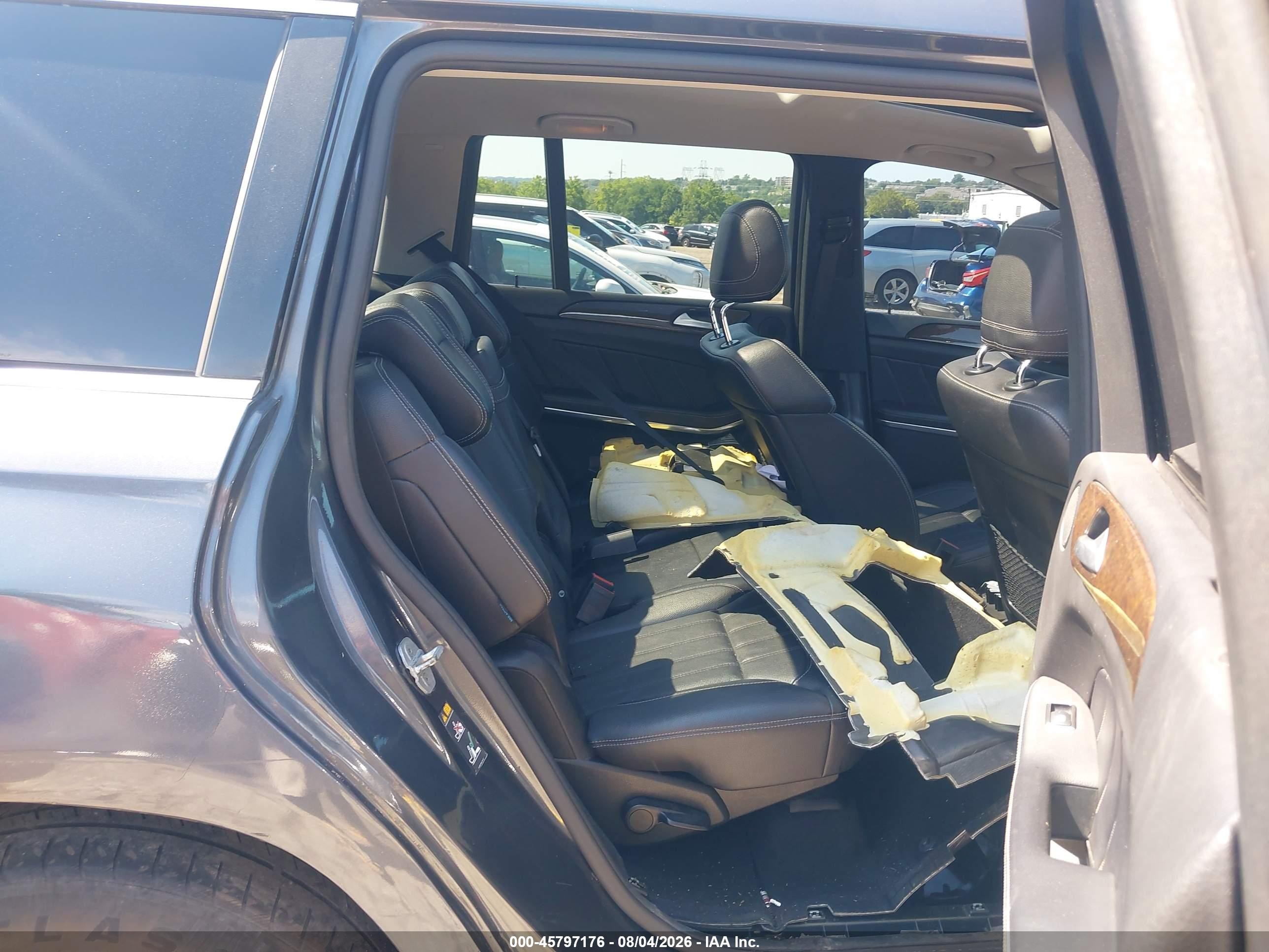 2014 Mercedes-benz Gl 450 4matic Gray vin: 4JGDF7CE2EA325889