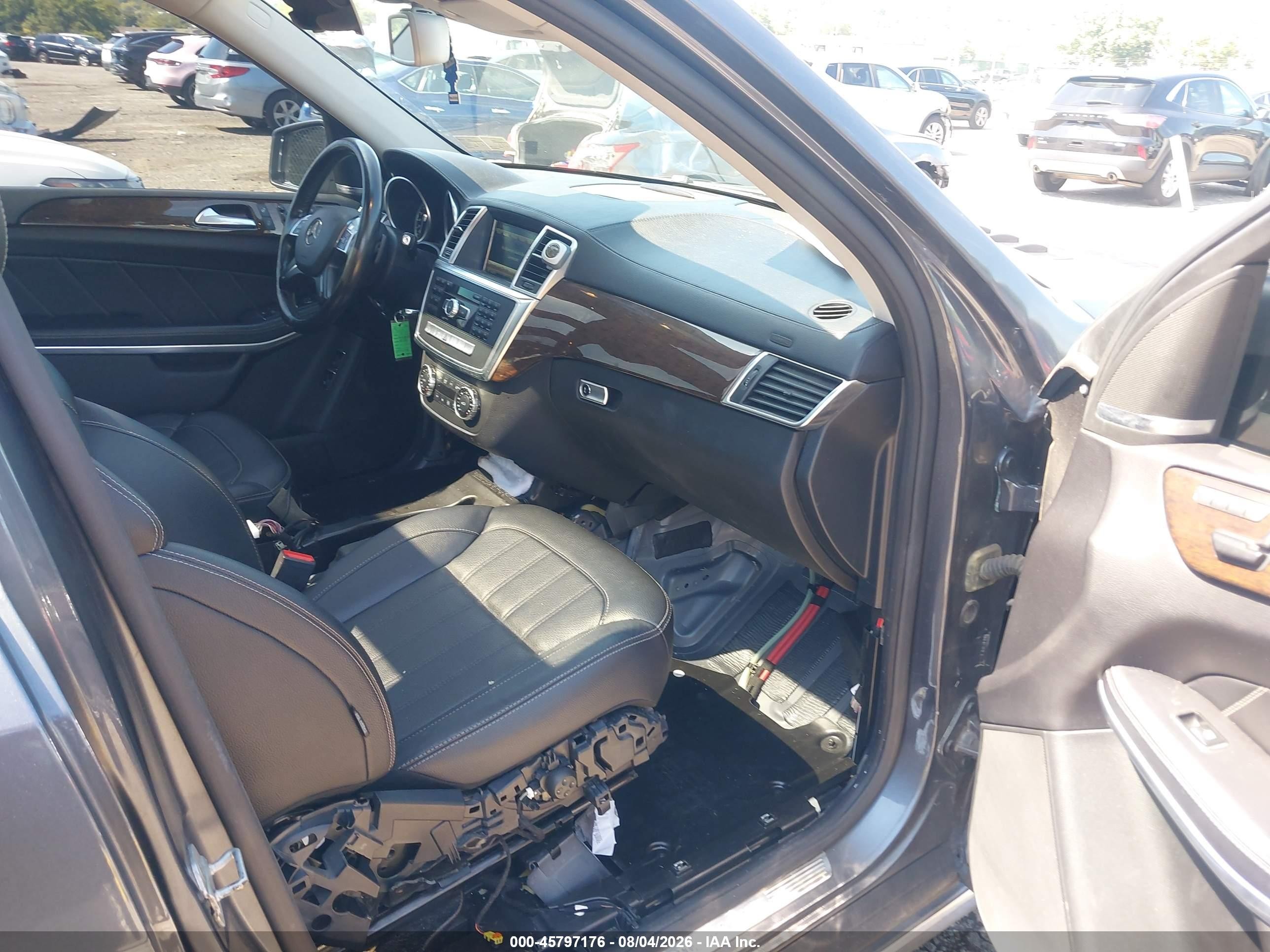 2014 Mercedes-benz Gl 450 4matic Gray vin: 4JGDF7CE2EA325889