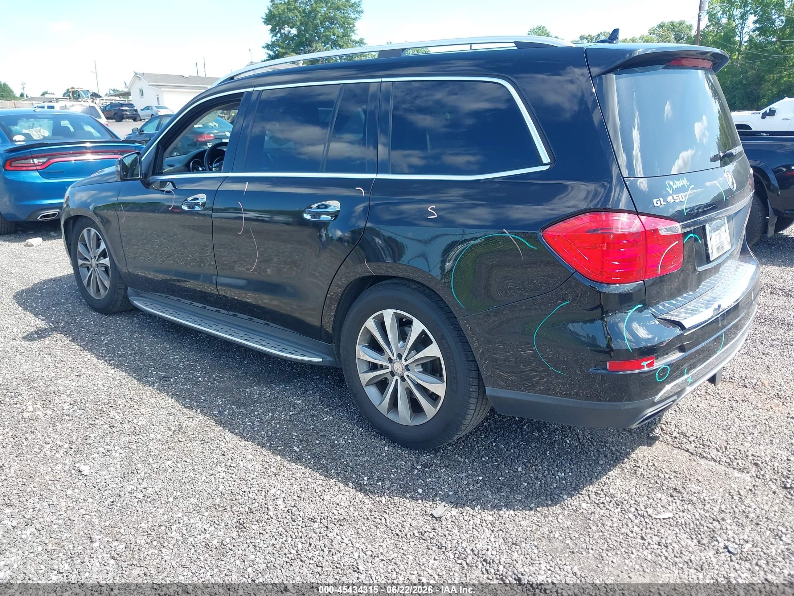 2014 Mercedes-benz Gl 450 4matic Black vin: 4JGDF7CE2EA379662