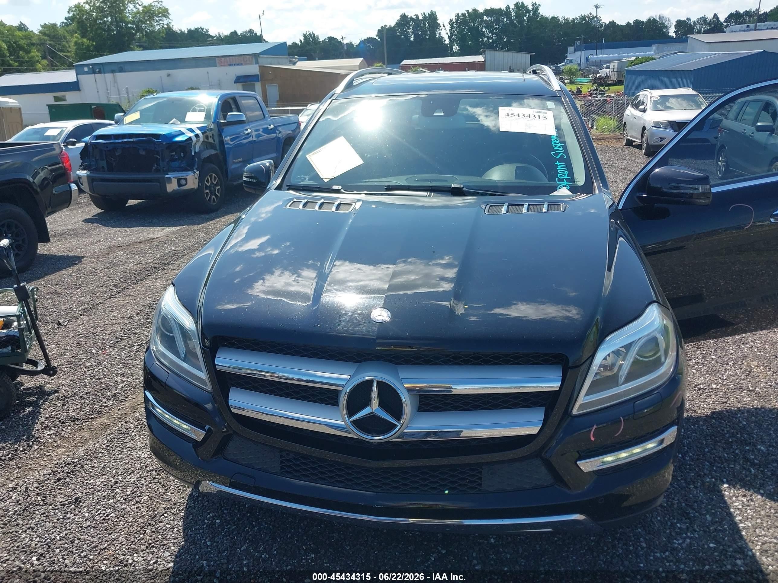 2014 Mercedes-benz Gl 450 4matic Black vin: 4JGDF7CE2EA379662