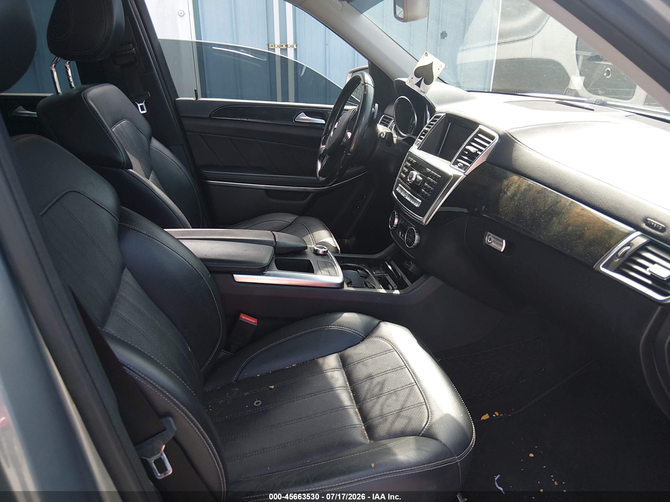 2014 Mercedes-benz Gl 450 4matic Gray vin: 4JGDF7CE2EA399846