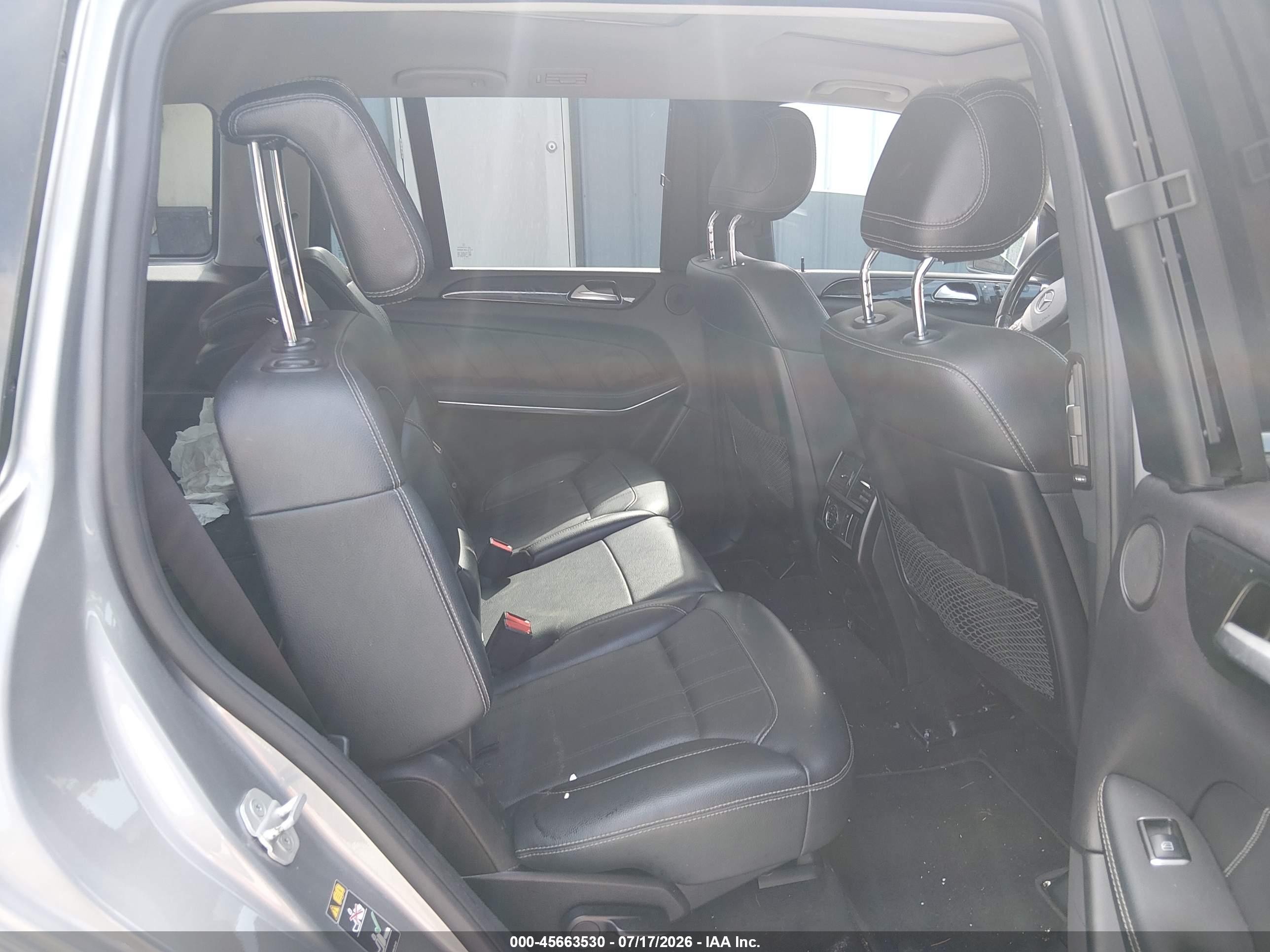 2014 Mercedes-benz Gl 450 4matic Gray vin: 4JGDF7CE2EA399846