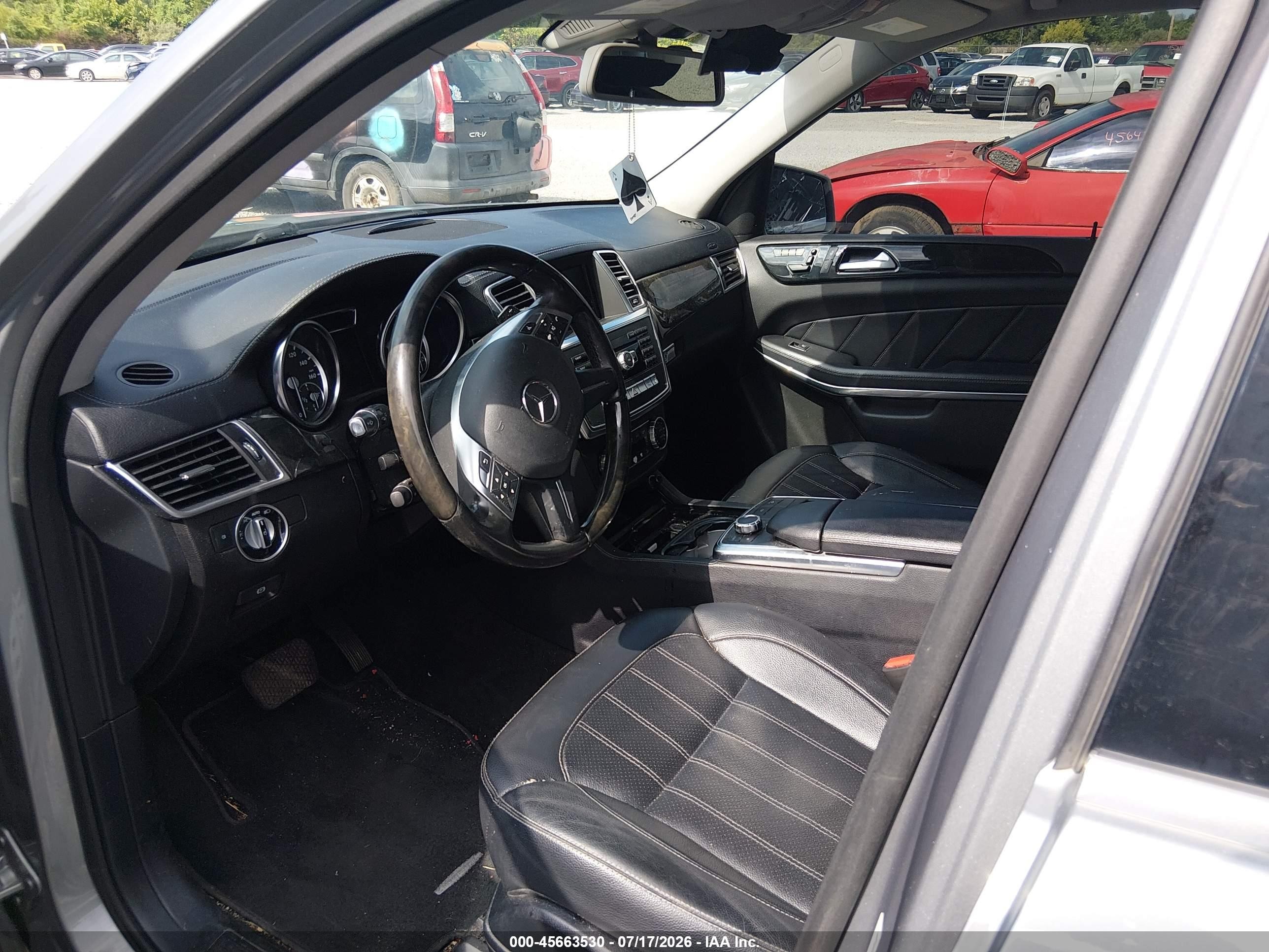 2014 Mercedes-benz Gl 450 4matic Gray vin: 4JGDF7CE2EA399846