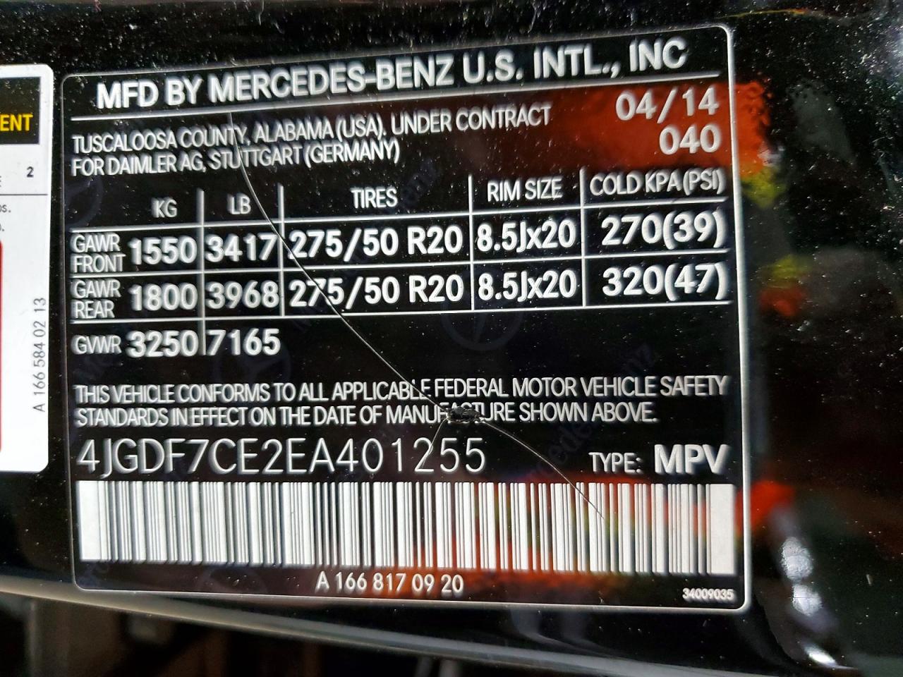 2014 Mercedes-benz Gl 450 4matic Черный vin: 4JGDF7CE2EA401255