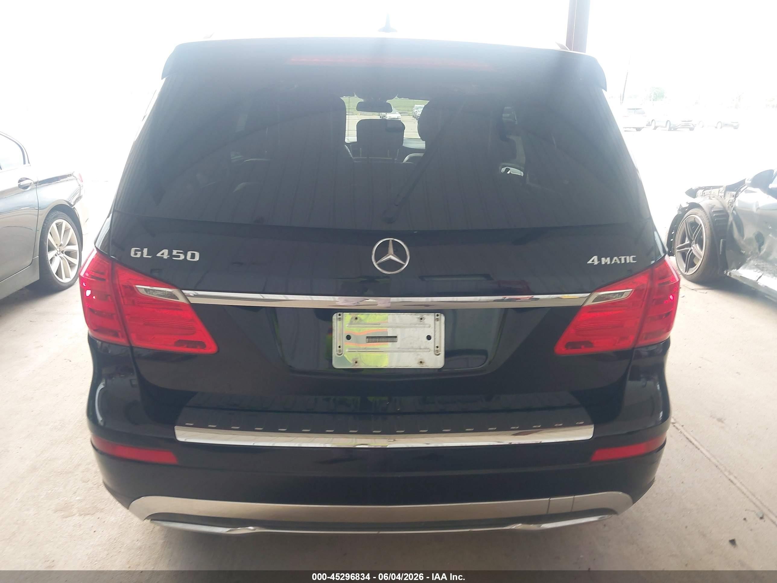2013 Mercedes-benz Gl 450 4matic Black vin: 4JGDF7CE3DA138983