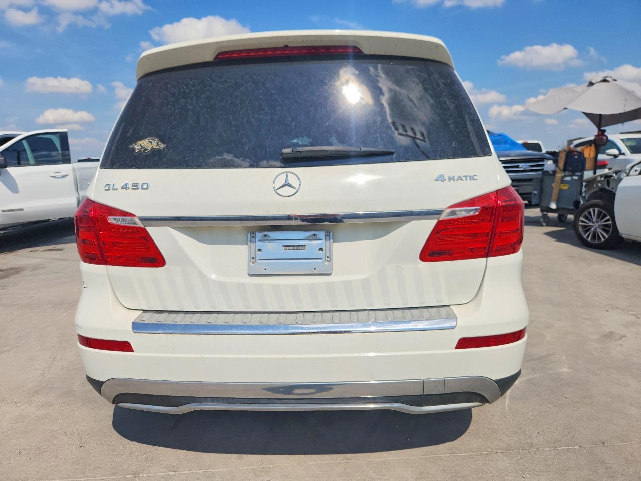 2013 Mercedes-benz Gl 450 4matic White vin: 4JGDF7CE3DA173507
