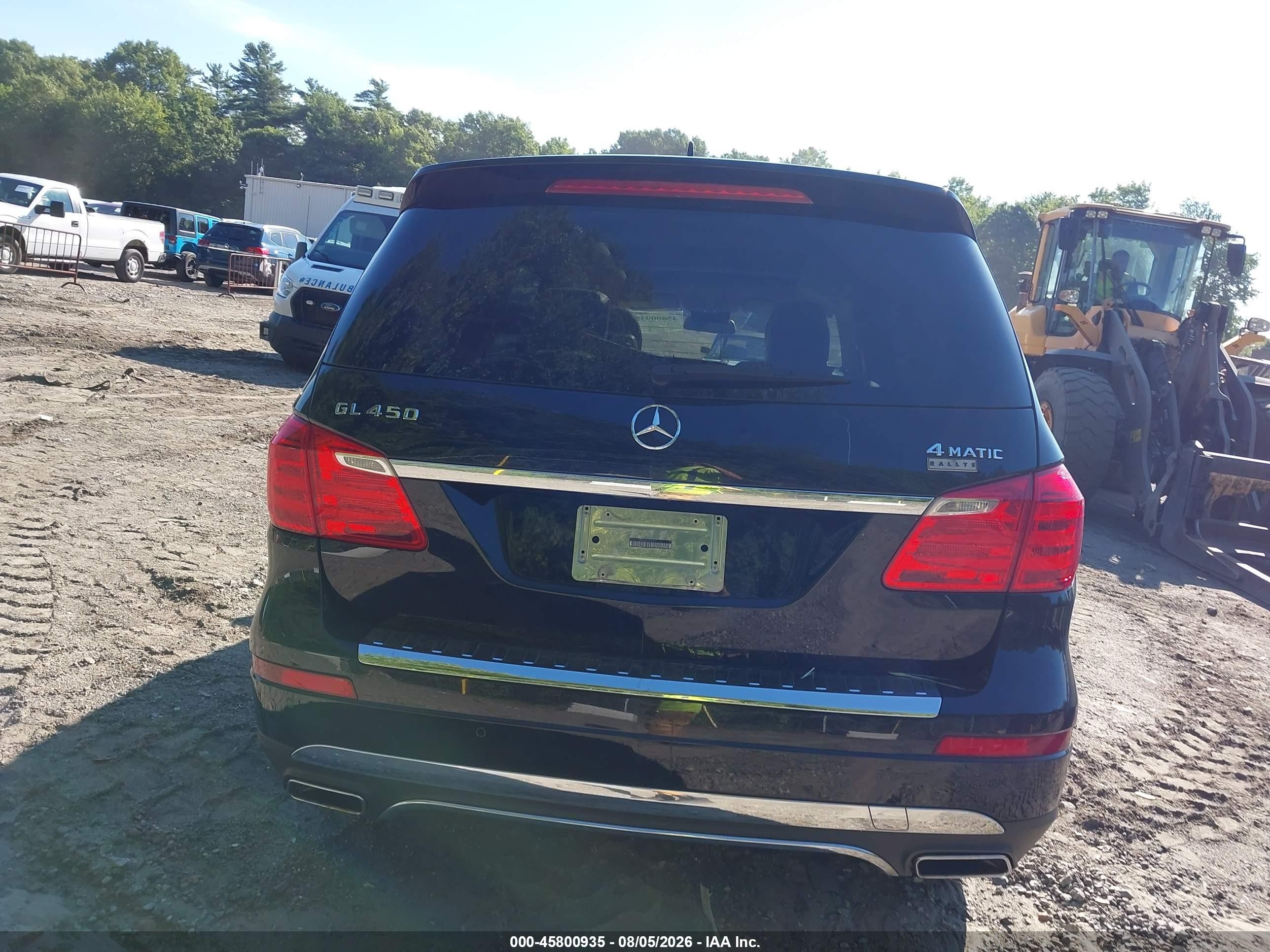 2013 Mercedes-benz Gl 450 4matic Black vin: 4JGDF7CE3DA225007