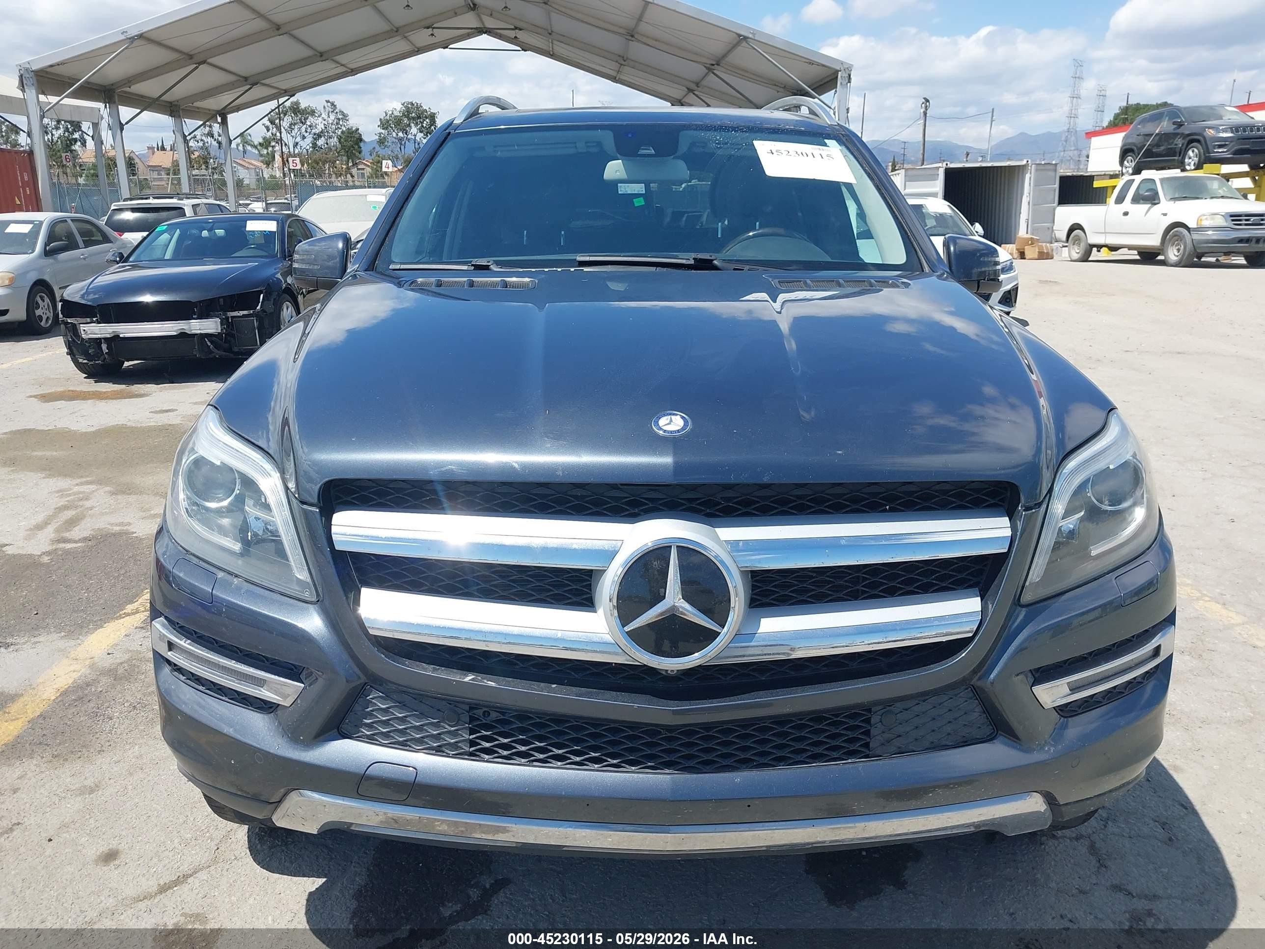 2013 Mercedes-benz Gl 450 4matic Gray vin: 4JGDF7CE3DA235973