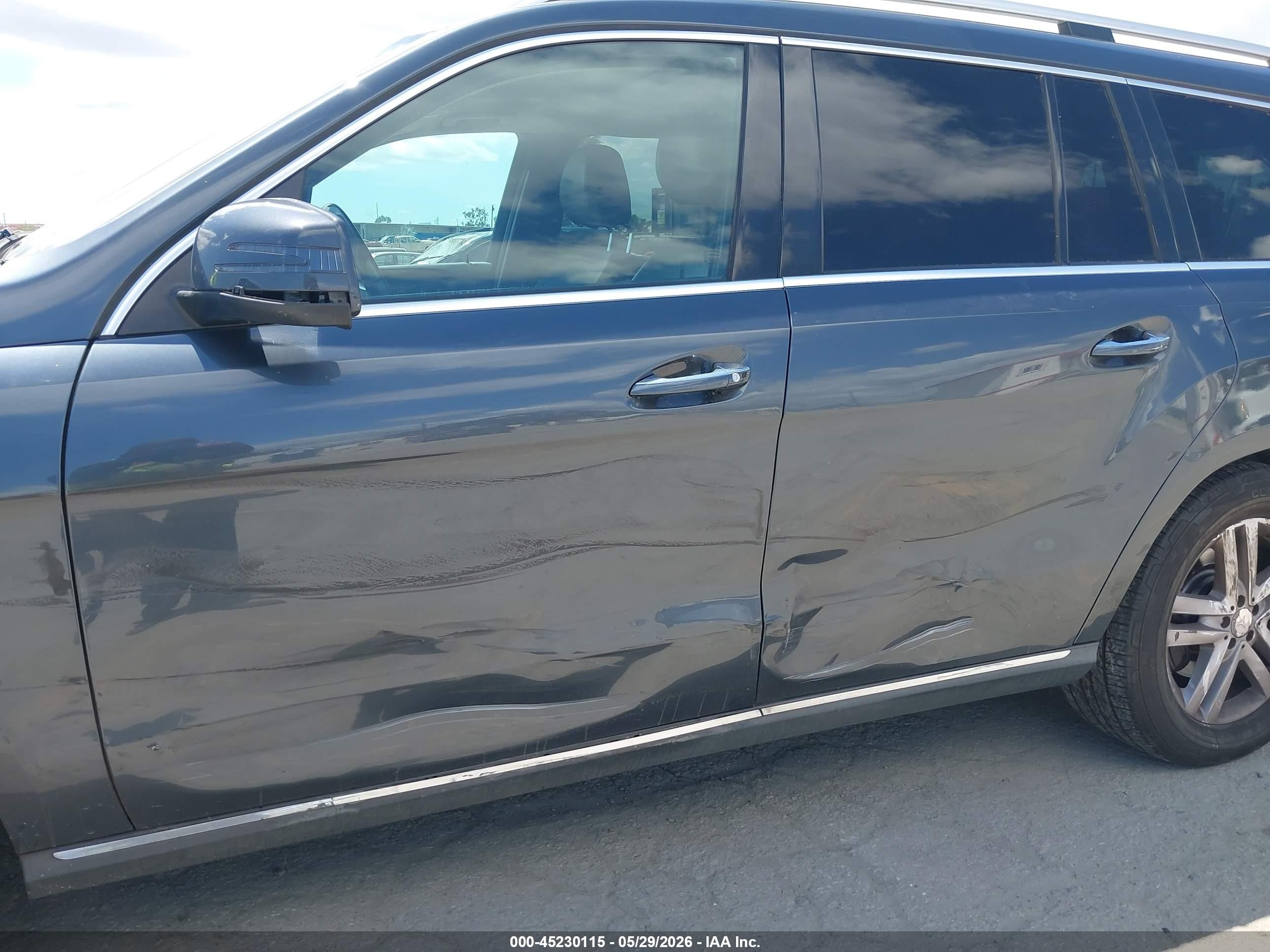2013 Mercedes-benz Gl 450 4matic Gray vin: 4JGDF7CE3DA235973
