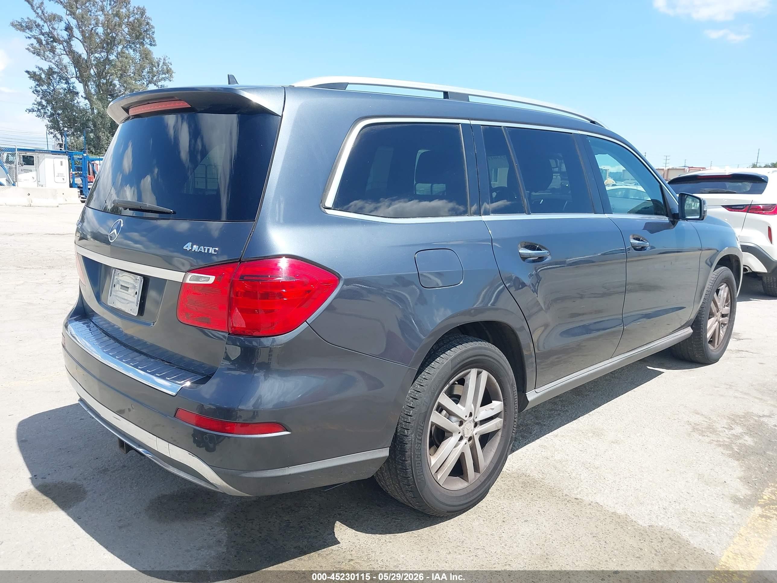 2013 Mercedes-benz Gl 450 4matic Gray vin: 4JGDF7CE3DA235973
