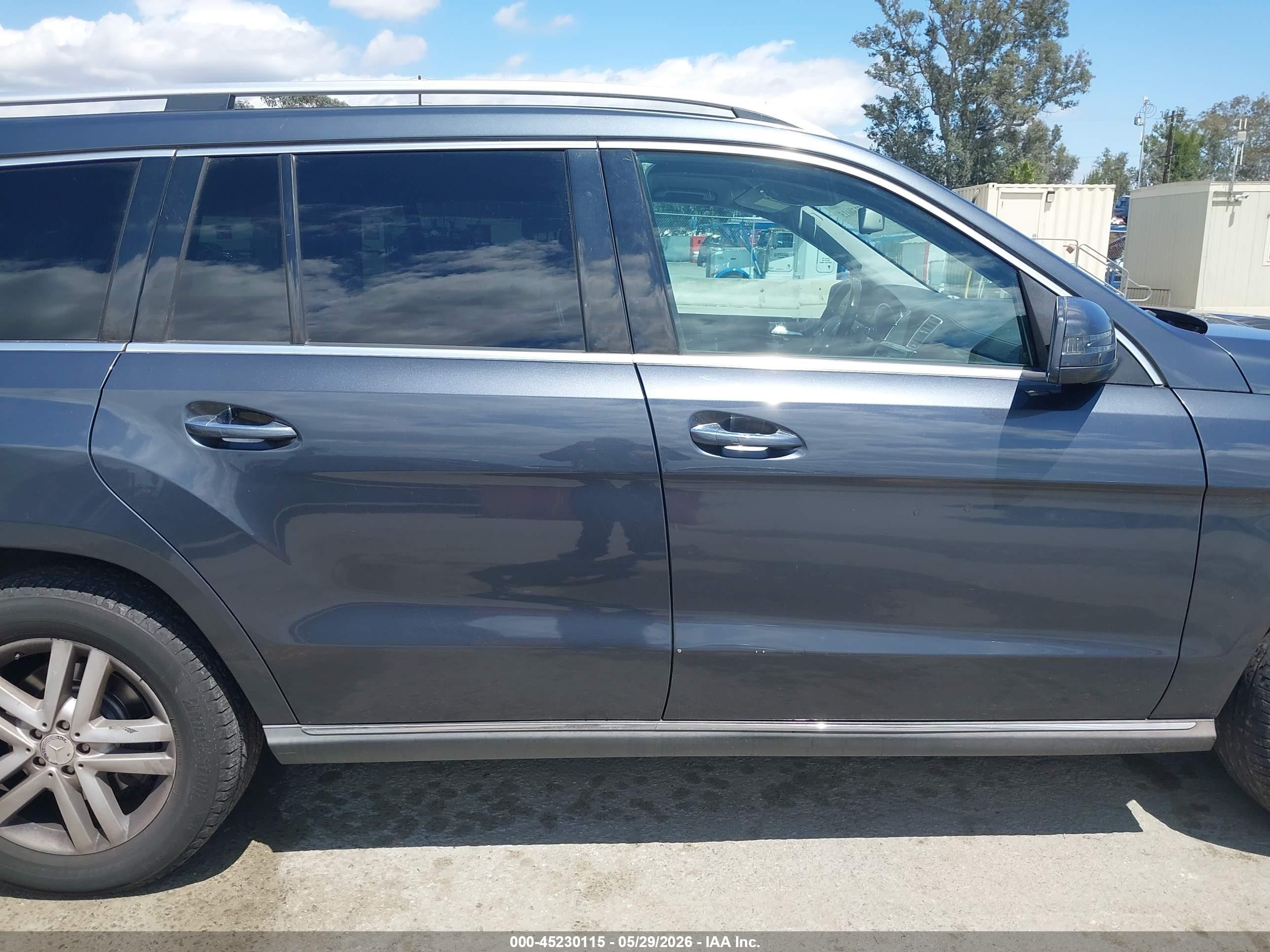 2013 Mercedes-benz Gl 450 4matic Gray vin: 4JGDF7CE3DA235973