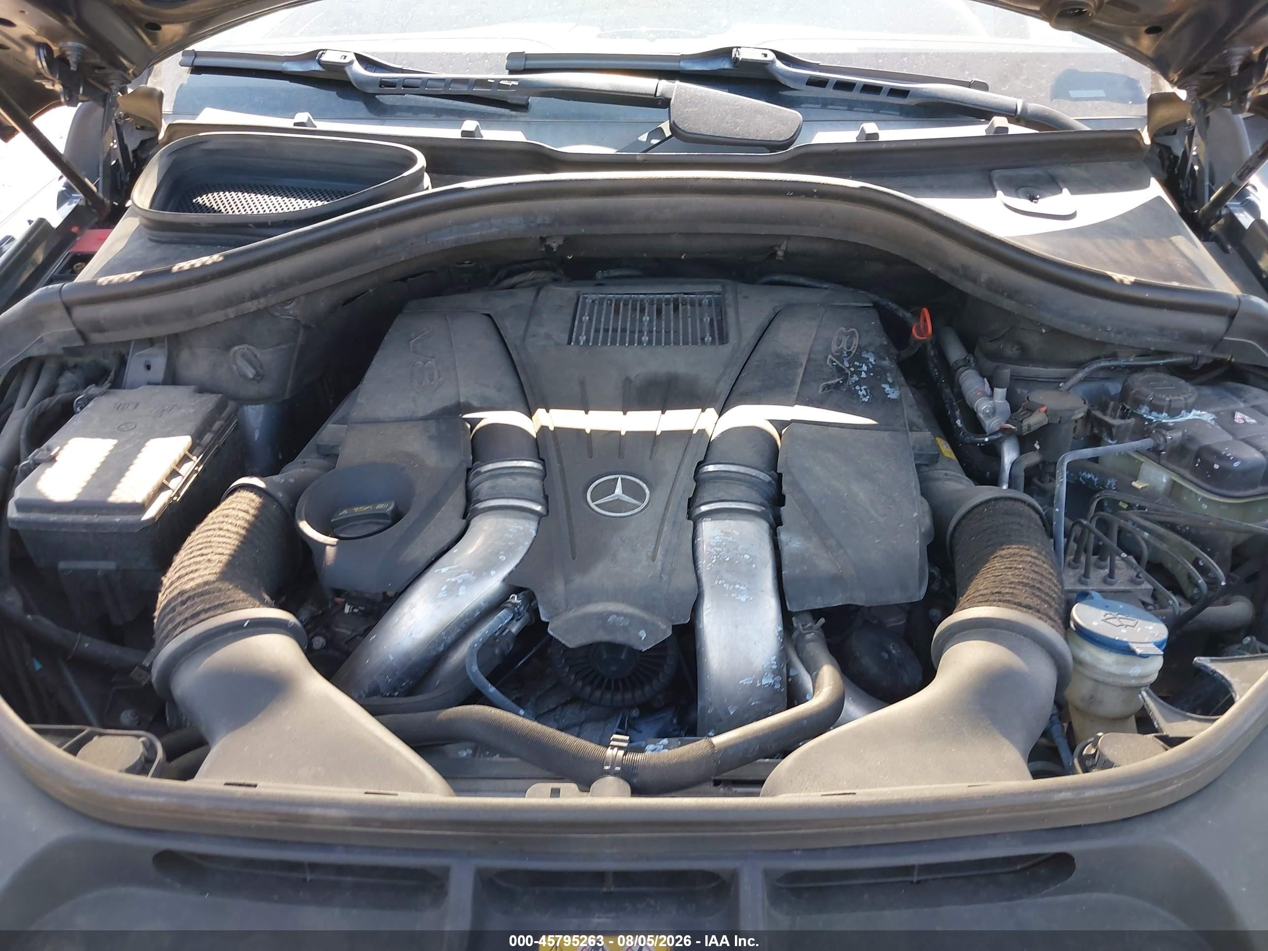 2014 Mercedes-benz Gl 450 4matic Gray vin: 4JGDF7CE3EA278923