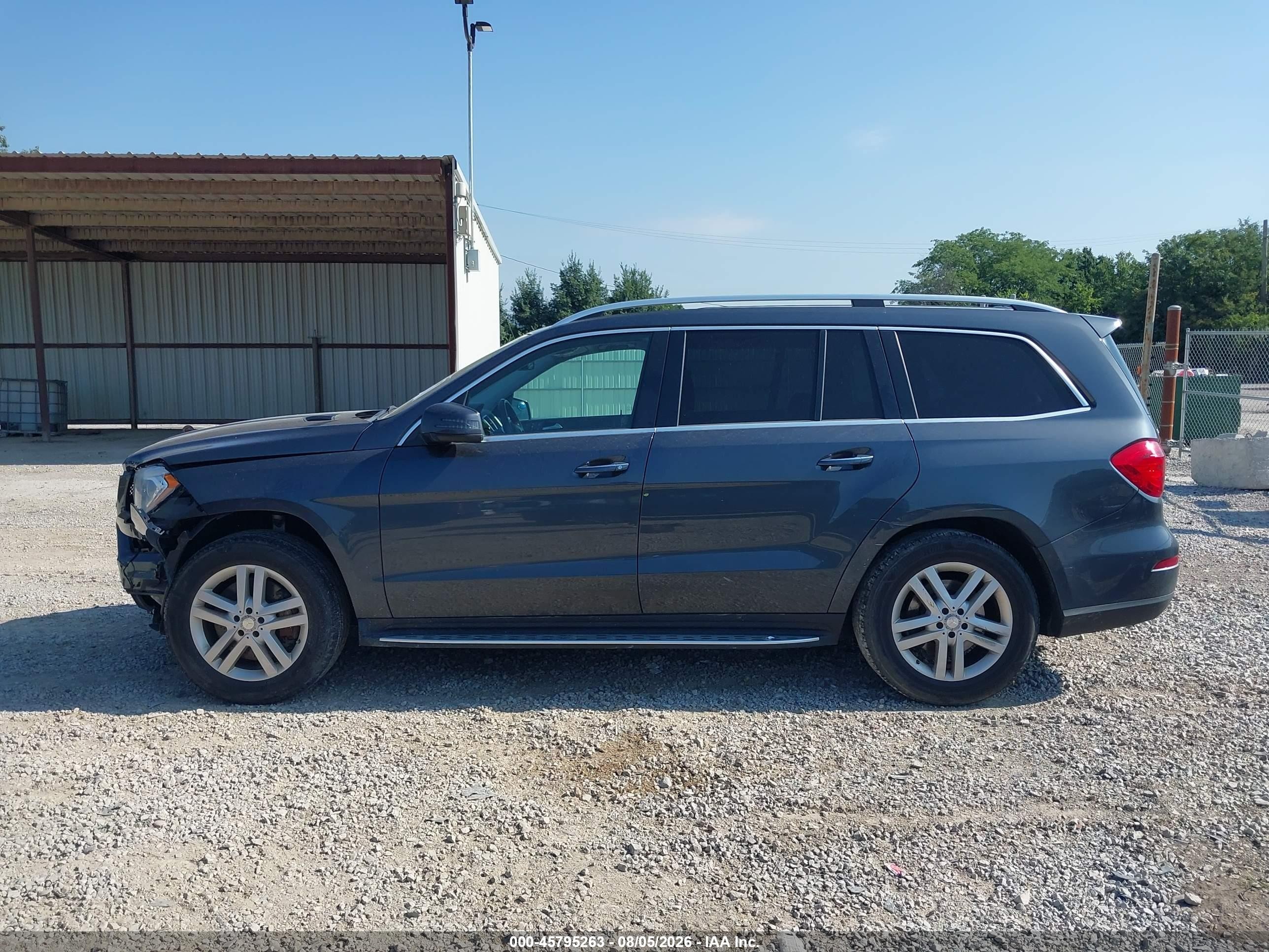 2014 Mercedes-benz Gl 450 4matic Gray vin: 4JGDF7CE3EA278923