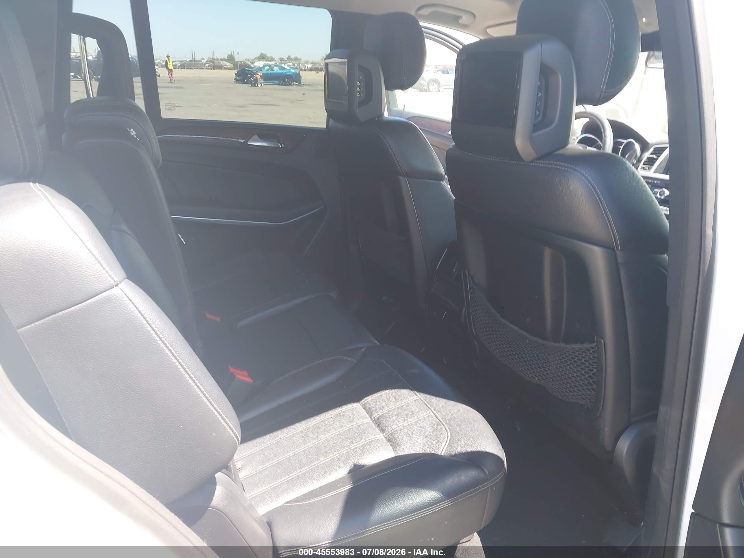 2014 Mercedes-benz Gl 450 4matic White vin: 4JGDF7CE3EA315565