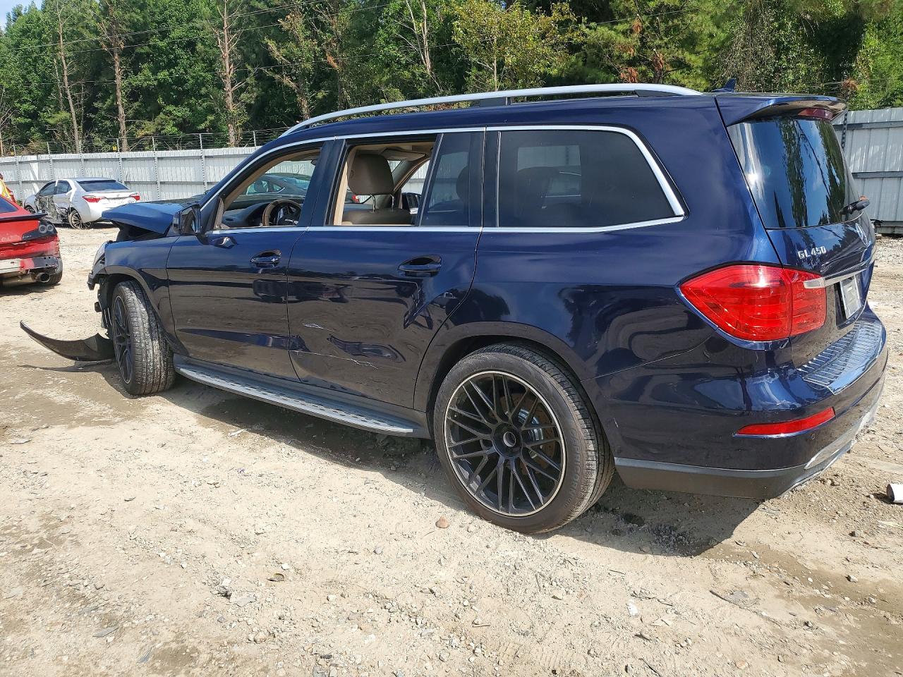 2014 Mercedes-benz Gl 450 4matic Blue vin: 4JGDF7CE3EA325920