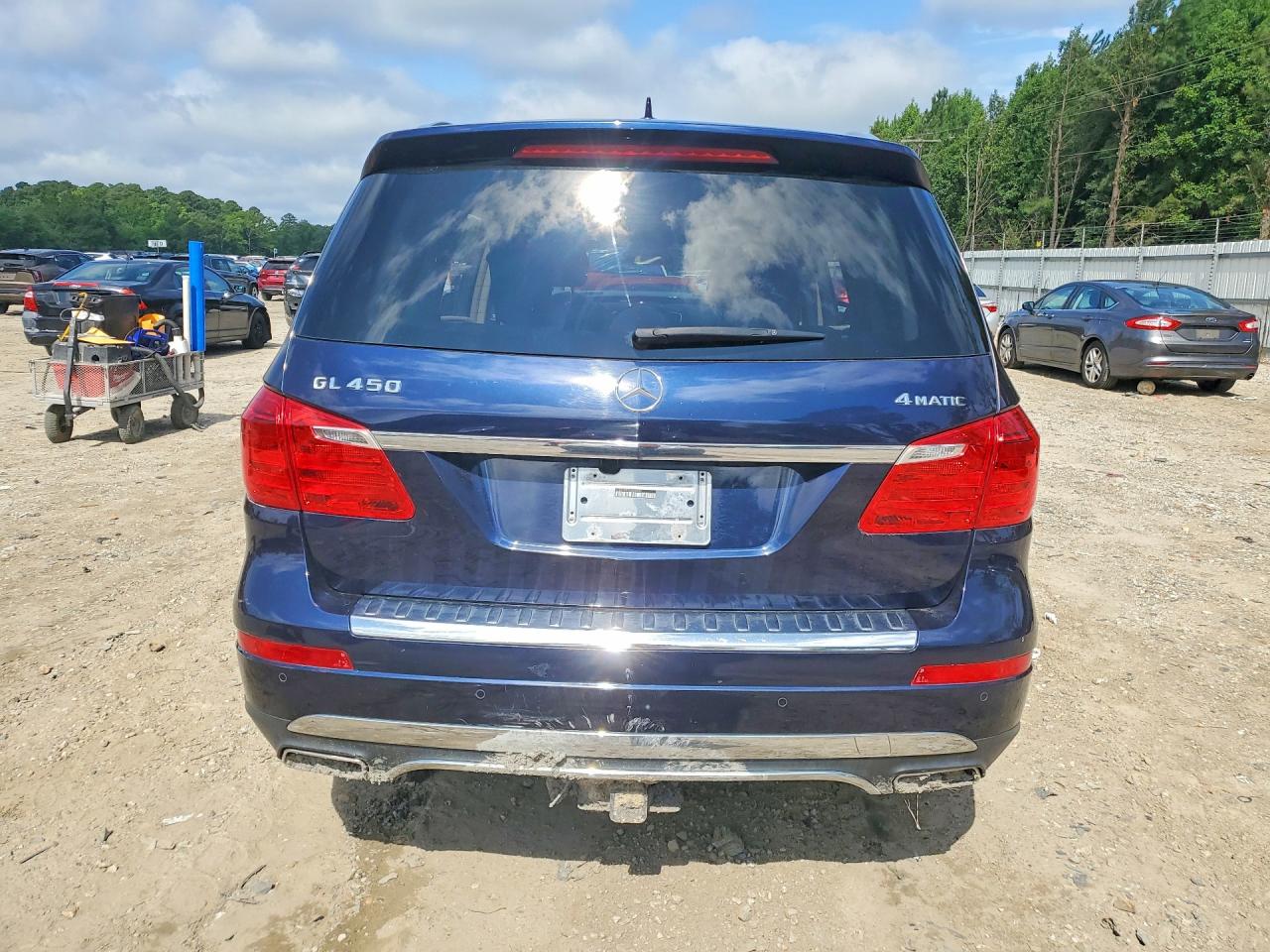 2014 Mercedes-benz Gl 450 4matic Blue vin: 4JGDF7CE3EA325920