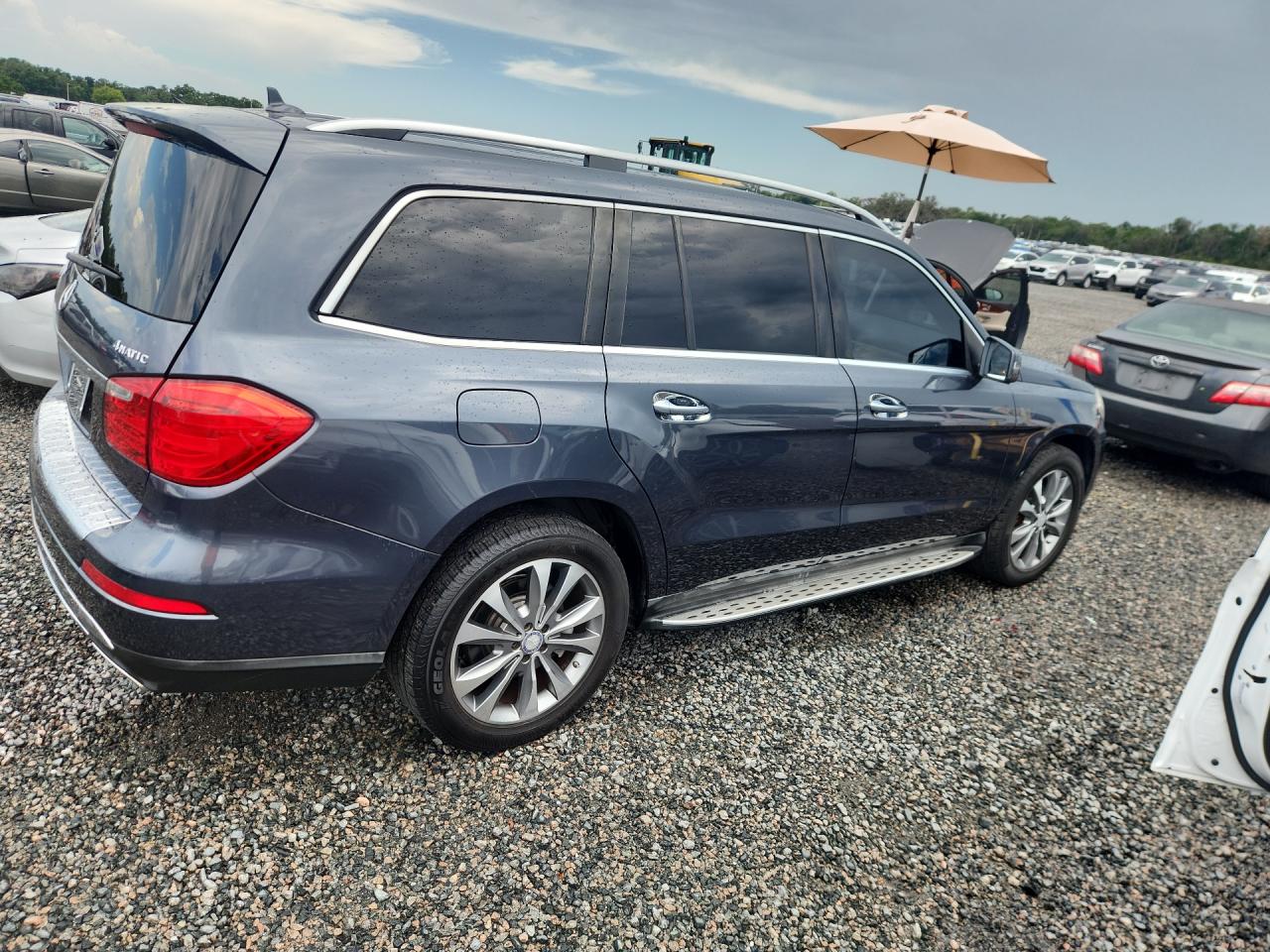 2014 Mercedes-benz Gl 450 4matic Gray vin: 4JGDF7CE3EA327232